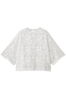 【エブール/ebure】の【店舗限定】ペイズリーラッセルレース プルオーバーブラウス 人気、トレンドファッション・服の通販 founy(ファニー) ファッション Fashion レディースファッション Fashion for Women トップス・カットソー Cut & Sew Tops シャツ・ブラウス・オフィスカジュアル Elegant Blouses & Button-Ups カジュアルプルオーバー・ニットトップス Pullovers & Knit Tops / Casual Pullovers ショート Short, Short Length スリーブ Sleeve, Long Sleeve / Short Sleeve チュール Tulip, Tulip Motif フィット Fit, Slim Fit ペイズリー Paisley, Ethnic Pattern メッシュ Mesh, Net Fabric レース Lace, Lace Fabric 夏 Summer 春 Spring S/S・春夏 SS, Spring/Summer, Warm Season |ID:prp329100004829047