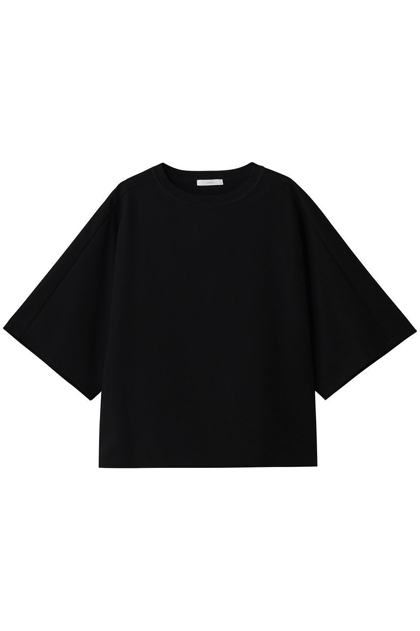 【エブール/ebure】の【店舗限定】ボイルダブルクロス Tブラウス インテリア・キッズ・メンズ・レディースファッション・服の通販 founy(ファニー) 　ファッション　Fashion　レディースファッション　Fashion for Women　トップス・カットソー　Cut & Sew Tops　シャツ・ブラウス・オフィスカジュアル　Elegant Blouses & Button-Ups　2026年　2026　ショート　Short, Short Length　スリーブ　Sleeve, Long Sleeve / Short Sleeve　フォルム　Silhouette, Form　夏　Summer　春　Spring　S/S・春夏　SS, Spring/Summer, Warm Season　ブラック|ID: prp329100004829051 ipo3291000000035977251