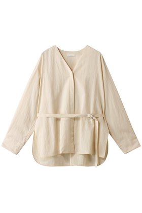 【エブール/ebure】 【店舗限定】リライムタイプライター ノーカラーブラウス人気、トレンドファッション・服の通販 founy(ファニー) ファッション Fashion レディースファッション Fashion for Women トップス・カットソー Cut & Sew Tops シャツ・ブラウス・オフィスカジュアル Elegant Blouses & Button-Ups 2026年 2026 おすすめ Recommended / Our Picks なめらか Smooth, Silky Texture スリーブ Sleeve, Long Sleeve / Short Sleeve セットアップ Set-Up, Coordinated Outfit タイプライター Typewriter Fabric, Crisp Cotton ブラウジング Blouson Silhouette, Cinched Waist ロング Long, Long-Length 再入荷 Restock / Back in Stock 夏 Summer 春 Spring S/S・春夏 SS, Spring/Summer, Warm Season |ID:prp329100004829057