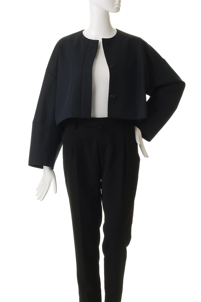 【エブール/ebure】の【店舗限定】スラブラチネ ノーカラーショートジャケット 人気、トレンドファッション・服の通販 founy(ファニー) 　ファッション　Fashion　レディースファッション　Fashion for Women　アウター　Coat / Outerwear Collection　レディースジャケット・軽アウター　Jackets　2026年　2026　カーディガン　Cardigan, Knitwear　ショート　Short, Short Length　ジャケット　Jacket, Outerwear　今季　This Season, Current Season　再入荷　Restock / Back in Stock　夏　Summer　春　Spring　S/S・春夏　SS, Spring/Summer, Warm Season　other-7|ID: prp329100004829061 ipo3291000000035818543