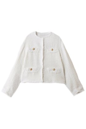 【ガリャルダガランテ/GALLARDAGALANTE】 ツイードショートジャケット人気、トレンドファッション・服の通販 founy(ファニー) ファッション Fashion レディースファッション Fashion for Women アウター Coat / Outerwear Collection レディースジャケット・軽アウター Jackets ジャケット Jacket, Outerwear ツイード Twill, Twill Weave デニム Denim, Jeans Material パーティ Party, Party Style フラップ Flap, Flap Pocket 新作・新入荷 New Arrivals / New In |ID:prp329100004829063