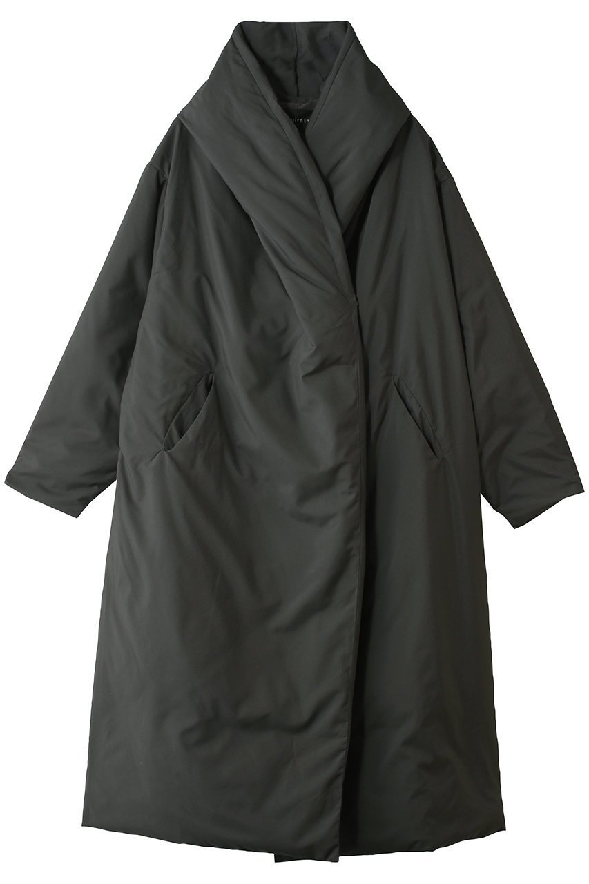 【ミズイロ インド/mizuiro ind】のdrape light down CT コート インテリア・キッズ・メンズ・レディースファッション・服の通販 founy(ファニー) 　ファッション　Fashion　レディースファッション　Fashion for Women　アウター　Coat / Outerwear Collection　コート・ロングコート・ピーコート　Long Coats, Peacoats & More　シンプル　Simple, Minimal　ダウン　Down, Puffer　フィット　Fit, Slim Fit　マフラー　Scarf, Muffler　新作・新入荷　New Arrivals / New In　防寒　Cold Protection, Winter-Ready　c.gray|ID: prp329100004829070 ipo3291000000035146556