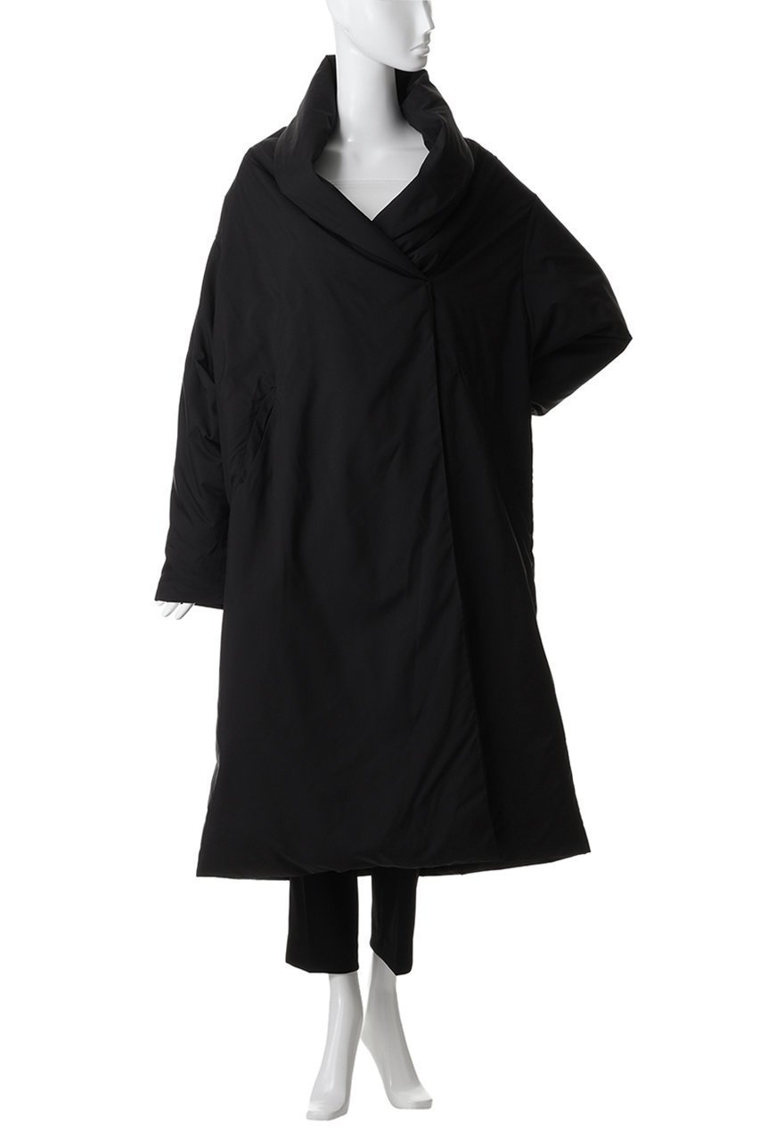 【ミズイロ インド/mizuiro ind】のdrape light down CT コート 人気、トレンドファッション・服の通販 founy(ファニー) 　ファッション　Fashion　レディースファッション　Fashion for Women　アウター　Coat / Outerwear Collection　コート・ロングコート・ピーコート　Long Coats, Peacoats & More　シンプル　Simple, Minimal　ダウン　Down, Puffer　フィット　Fit, Slim Fit　マフラー　Scarf, Muffler　新作・新入荷　New Arrivals / New In　防寒　Cold Protection, Winter-Ready　other-2|ID: prp329100004829070 ipo3291000000035146558