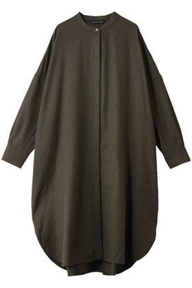 【ミズイロ インド/mizuiro ind】 wool blend stand collar shirt OP ワンピース人気、トレンドファッション・服の通販 founy(ファニー) ファッション Fashion レディースファッション Fashion for Women ワンピース Dresses チュニック Tunic Tops & Dresses スタンド Stand Collar, Upright Stand チュニック Tunic, Long Top リラックス Relax, Relaxed Fit ロング Long, Long-Length 新作・新入荷 New Arrivals / New In 羽織 Haori, Light Jacket |ID:prp329100004829075