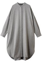 【ミズイロ インド/mizuiro ind】のwool blend stand collar shirt OP ワンピース l.gray|ID: prp329100004829075 ipo3291000000035146599