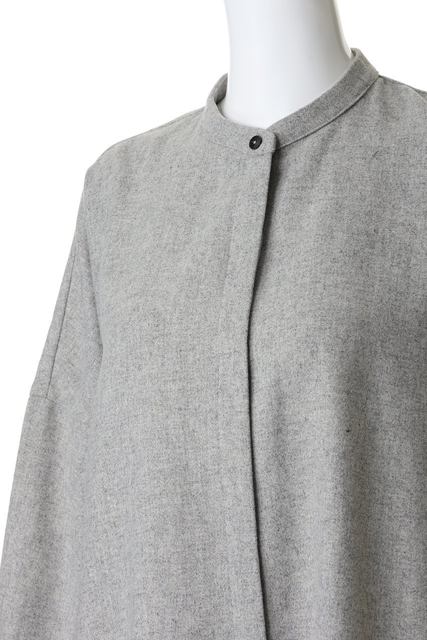 【ミズイロ インド/mizuiro ind】のwool blend stand collar shirt OP ワンピース 人気、トレンドファッション・服の通販 founy(ファニー) ファッション Fashion レディースファッション Fashion for Women ワンピース Dresses チュニック Tunic Tops & Dresses スタンド Stand Collar, Upright Stand チュニック Tunic, Long Top リラックス Relax, Relaxed Fit ロング Long, Long-Length 羽織 Haori, Light Jacket other-5|ID: prp329100004829075 ipo3291000000035392108