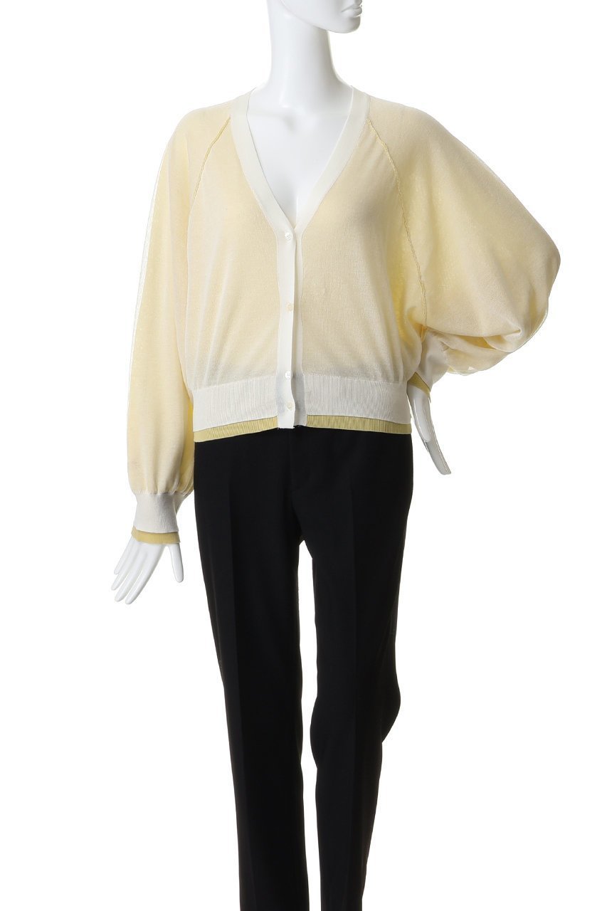 【スリー ドッツ/three dots】のダブルレイヤー カーディガン 人気、トレンドファッション・服の通販 founy(ファニー) 　ファッション　Fashion　レディースファッション　Fashion for Women　トップス・カットソー　Cut & Sew Tops　ニット　Knit Tops & Sweaters　カーディガン・羽織り　Layered Style Cardigans　2026年　2026　おすすめ　Recommended / Our Picks　カーディガン　Cardigan, Knitwear　シアー　Sheer, See-Through　シンプル　Simple, Minimal　バランス　Balance, Style Balance　エレガント 上品　Elegant　夏　Summer　春　Spring　S/S・春夏　SS, Spring/Summer, Warm Season　other-2|ID: prp329100004829078 ipo3291000000035818595