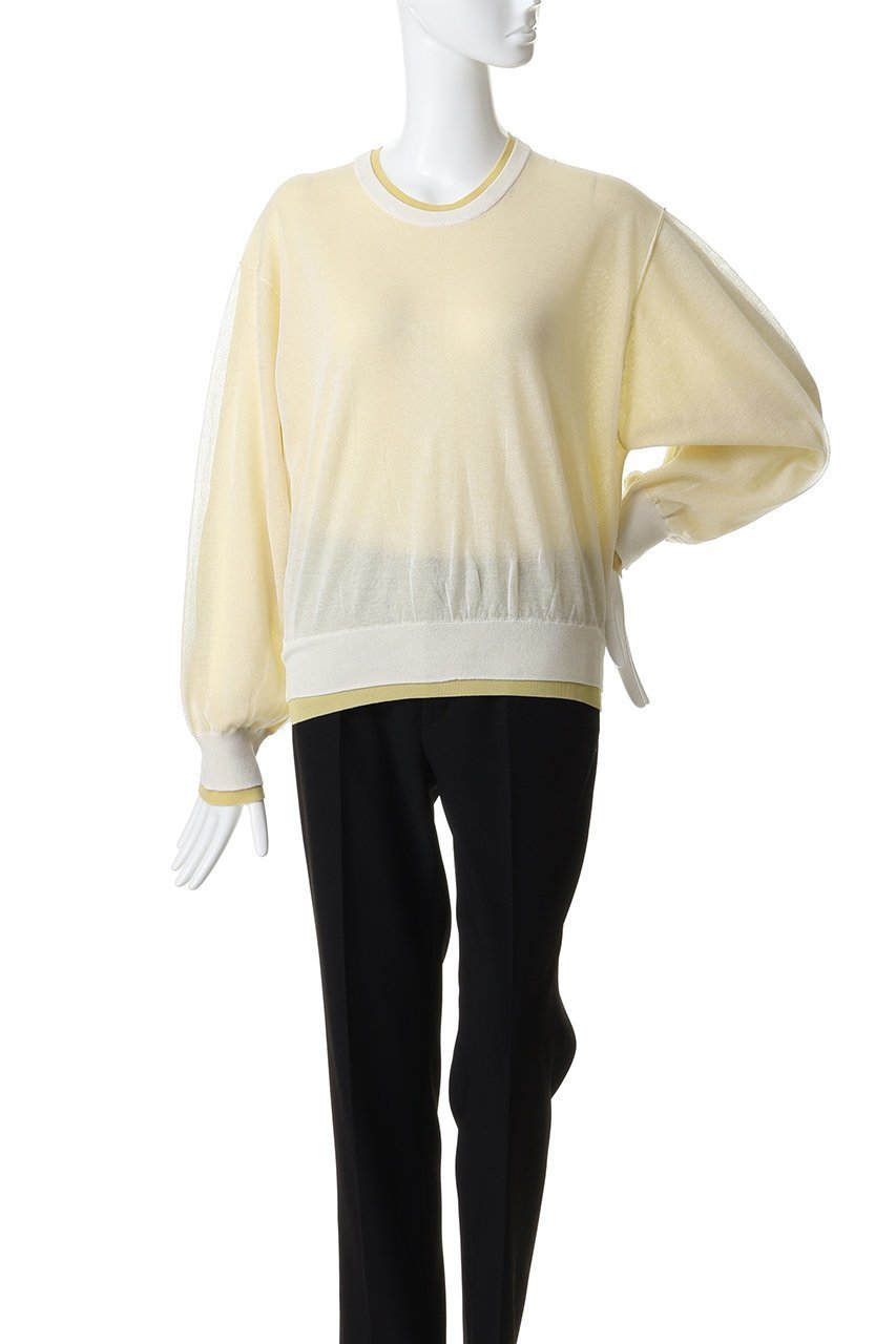 【スリー ドッツ/three dots】のダブルレイヤー プルオーバー 人気、トレンドファッション・服の通販 founy(ファニー) 　ファッション　Fashion　レディースファッション　Fashion for Women　トップス・カットソー　Cut & Sew Tops　ニット　Knit Tops & Sweaters　カジュアルプルオーバー・ニットトップス　Pullovers & Knit Tops / Casual Pullovers　2026年　2026　シアー　Sheer, See-Through　スリット　Slit, Slit Detail　夏　Summer　春　Spring　S/S・春夏　SS, Spring/Summer, Warm Season　other-2|ID: prp329100004829080 ipo3291000000035146638