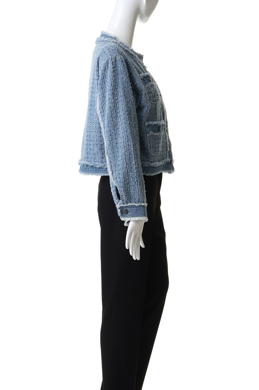 【スリー ドッツ/three dots】のニードルパンチ デニムジャケット 人気、トレンドファッション・服の通販 founy(ファニー) 　ファッション　Fashion　レディースファッション　Fashion for Women　アウター　Coat / Outerwear Collection　レディースジャケット・軽アウター　Jackets　デニムジャケット / カジュアルアウター　Denim Jackets　2026年　2026　ジャケット　Jacket, Outerwear　デニム　Denim, Jeans Material　フリンジ　Fringe, Tassel　夏　Summer　春　Spring　S/S・春夏　SS, Spring/Summer, Warm Season　other-3|ID: prp329100004829086 ipo3291000000035146701