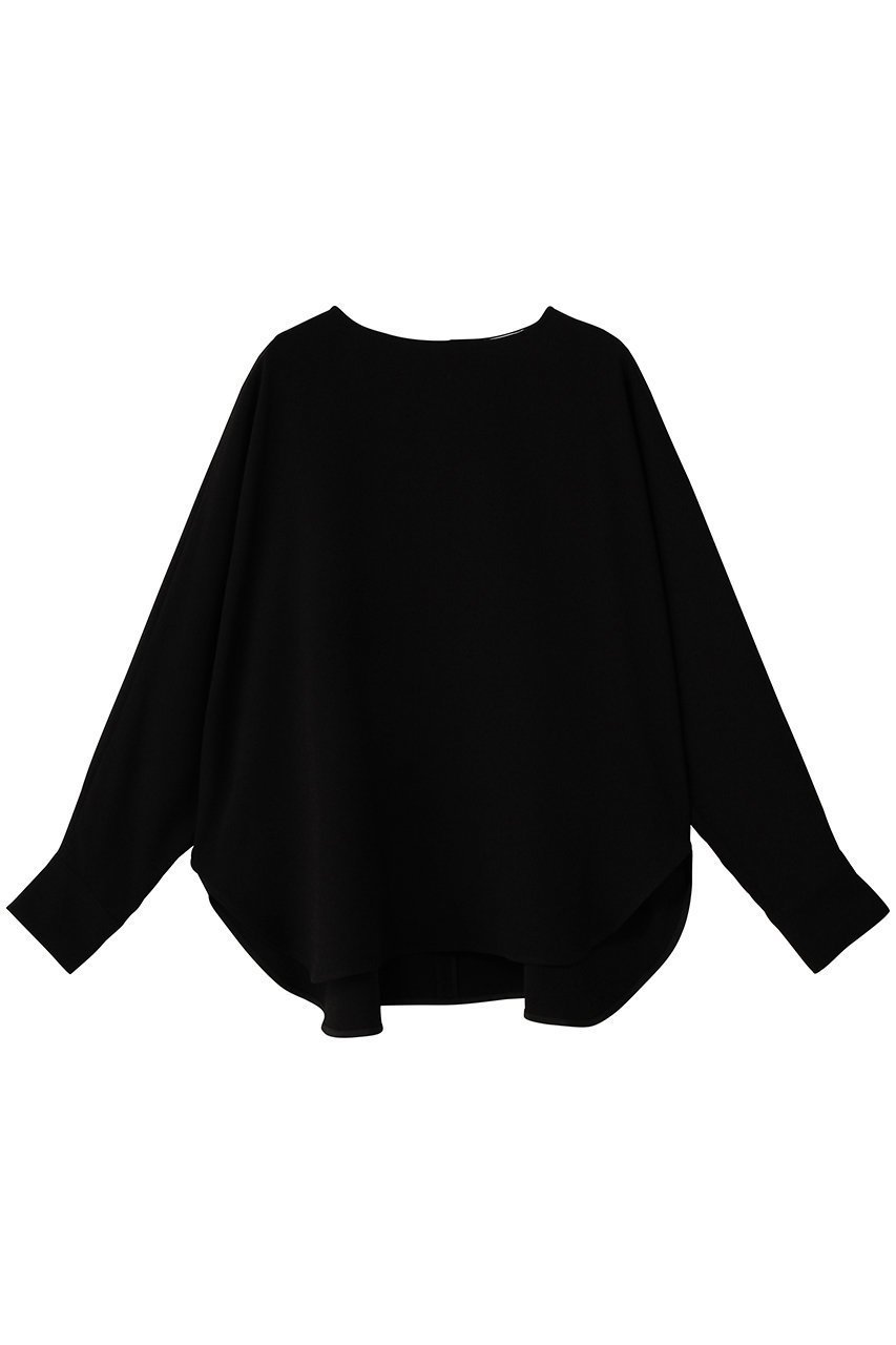 【プルミエ アロンディスモン/1er Arrondissement】のダブルクロスドルマンブラウス インテリア・キッズ・メンズ・レディースファッション・服の通販 founy(ファニー) 　ファッション　Fashion　レディースファッション　Fashion for Women　トップス・カットソー　Cut & Sew Tops　シャツ・ブラウス・オフィスカジュアル　Elegant Blouses & Button-Ups　2026年　2026　カフス　Cuff Design　スリーブ　Sleeve, Long Sleeve / Short Sleeve　ダブル　Double, Double-Breasted　ドレープ　Drape, Draping Fabric　ロング　Long, Long-Length　夏　Summer　春　Spring　S/S・春夏　SS, Spring/Summer, Warm Season　ブラック|ID: prp329100004829094 ipo3291000000035146746