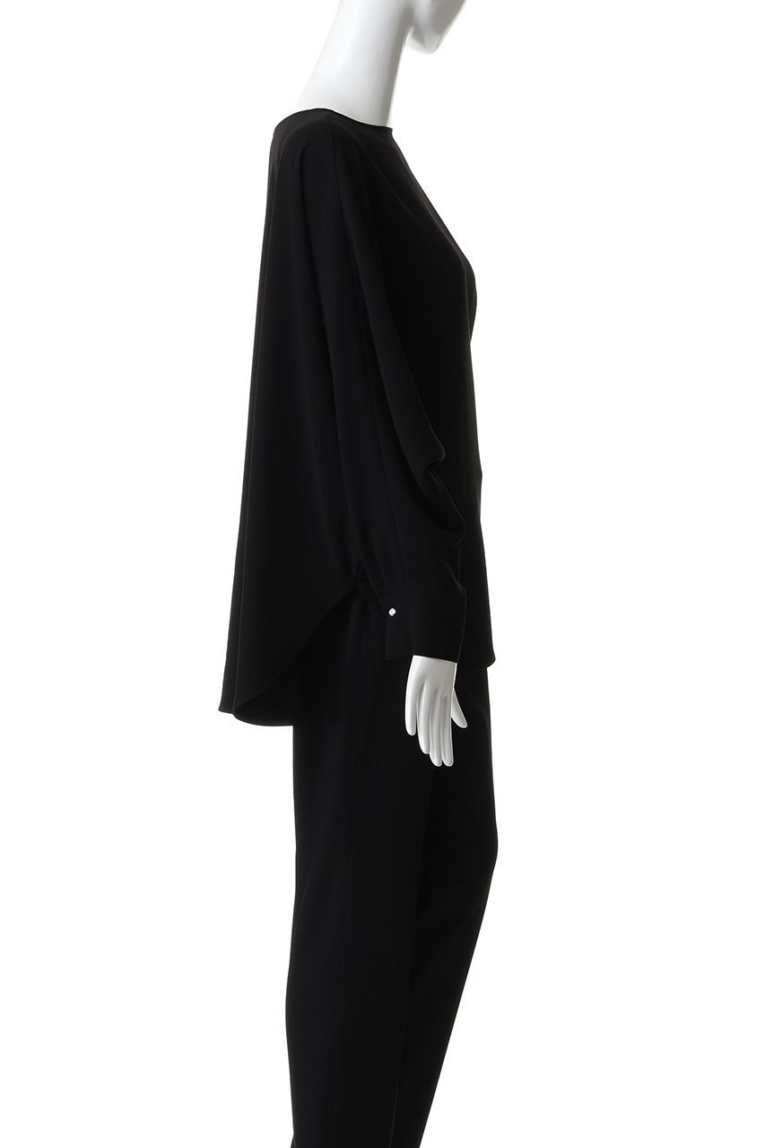 【プルミエ アロンディスモン/1er Arrondissement】のダブルクロスドルマンブラウス 人気、トレンドファッション・服の通販 founy(ファニー) 　ファッション　Fashion　レディースファッション　Fashion for Women　トップス・カットソー　Cut & Sew Tops　シャツ・ブラウス・オフィスカジュアル　Elegant Blouses & Button-Ups　2026年　2026　カフス　Cuff Design　スリーブ　Sleeve, Long Sleeve / Short Sleeve　ダブル　Double, Double-Breasted　ドレープ　Drape, Draping Fabric　ロング　Long, Long-Length　夏　Summer　春　Spring　S/S・春夏　SS, Spring/Summer, Warm Season　other-3|ID: prp329100004829094 ipo3291000000035146748