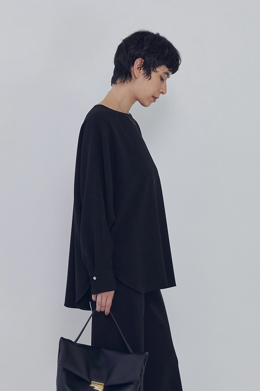 【プルミエ アロンディスモン/1er Arrondissement】のダブルクロスドルマンブラウス 人気、トレンドファッション・服の通販 founy(ファニー) 　ファッション　Fashion　レディースファッション　Fashion for Women　トップス・カットソー　Cut & Sew Tops　シャツ・ブラウス・オフィスカジュアル　Elegant Blouses & Button-Ups　2026年　2026　カフス　Cuff Design　スリーブ　Sleeve, Long Sleeve / Short Sleeve　ダブル　Double, Double-Breasted　ドレープ　Drape, Draping Fabric　ロング　Long, Long-Length　夏　Summer　春　Spring　S/S・春夏　SS, Spring/Summer, Warm Season　other-6|ID: prp329100004829094 ipo3291000000035733356