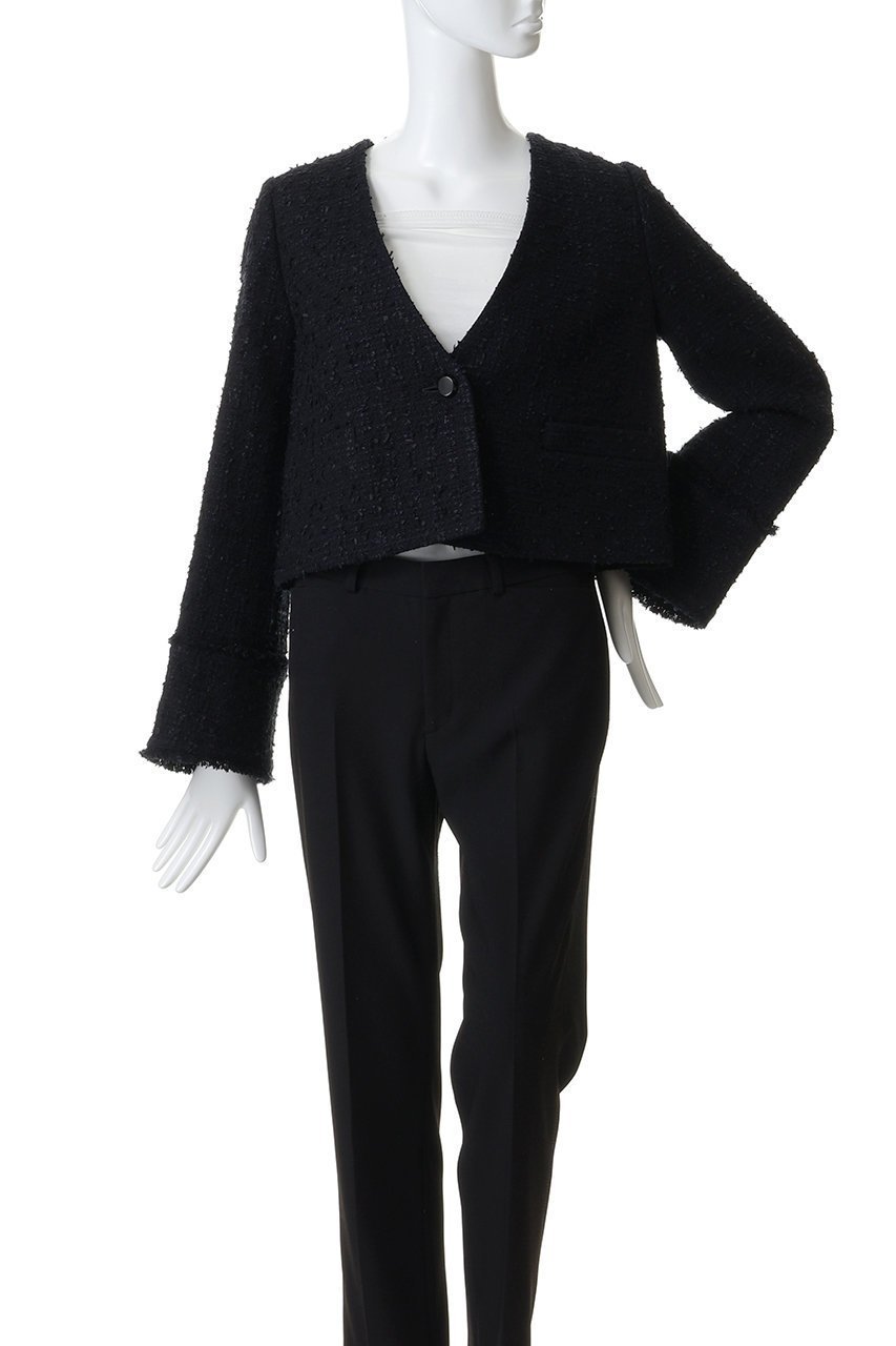 【アルアバイル/allureville】の【Loulou Willoughby】ファンシーツイードセーラージャケット 人気、トレンドファッション・服の通販 founy(ファニー) 　ファッション　Fashion　レディースファッション　Fashion for Women　アウター　Coat / Outerwear Collection　レディースジャケット・軽アウター　Jackets　2026年　2026　クラシック　Classic, Timeless Style　コンパクト　Compact, Small Size　シンプル　Simple, Minimal　ジャケット　Jacket, Outerwear　スリーブ　Sleeve, Long Sleeve / Short Sleeve　ツイード　Twill, Twill Weave　バランス　Balance, Style Balance　ボトム　Bottoms, Lower Wear　エレガント 上品　Elegant　夏　Summer　春　Spring　S/S・春夏　SS, Spring/Summer, Warm Season　other-7|ID: prp329100004829096 ipo3291000000035146764