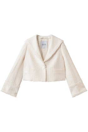 【アルアバイル/allureville】 【Loulou Willoughby】ファンシーツイードセーラージャケット人気、トレンドファッション・服の通販 founy(ファニー) ファッション Fashion レディースファッション Fashion for Women アウター Coat / Outerwear Collection レディースジャケット・軽アウター Jackets 2026年 2026 クラシック Classic, Timeless Style コンパクト Compact, Small Size シンプル Simple, Minimal ジャケット Jacket, Outerwear スリーブ Sleeve, Long Sleeve / Short Sleeve ツイード Twill, Twill Weave バランス Balance, Style Balance ボトム Bottoms, Lower Wear エレガント 上品 Elegant 夏 Summer 春 Spring S/S・春夏 SS, Spring/Summer, Warm Season |ID:prp329100004829096