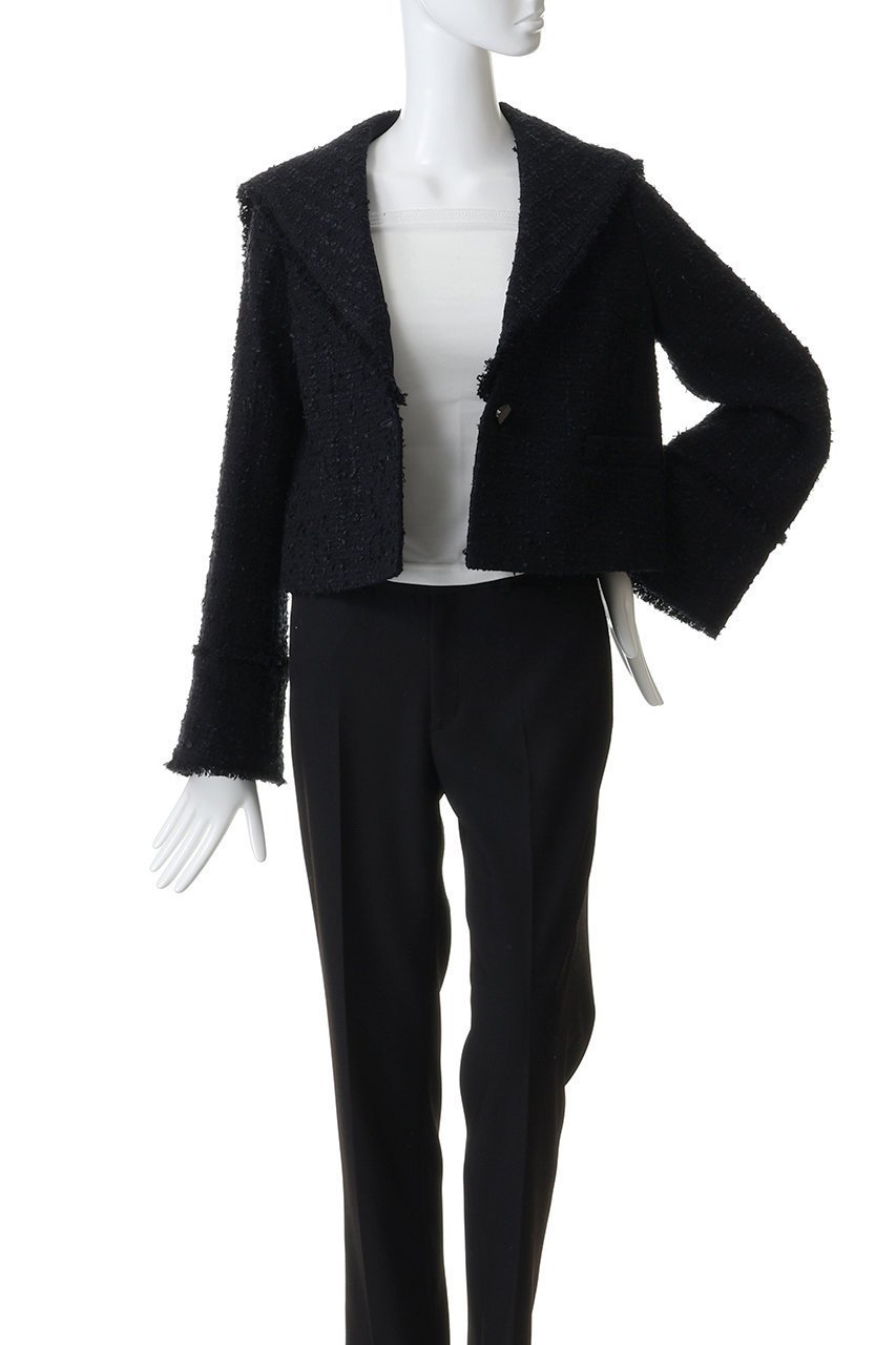 【アルアバイル/allureville】の【Loulou Willoughby】ファンシーツイードセーラージャケット 人気、トレンドファッション・服の通販 founy(ファニー) 　ファッション　Fashion　レディースファッション　Fashion for Women　アウター　Coat / Outerwear Collection　レディースジャケット・軽アウター　Jackets　2026年　2026　クラシック　Classic, Timeless Style　コンパクト　Compact, Small Size　シンプル　Simple, Minimal　ジャケット　Jacket, Outerwear　スリーブ　Sleeve, Long Sleeve / Short Sleeve　ツイード　Twill, Twill Weave　バランス　Balance, Style Balance　ボトム　Bottoms, Lower Wear　エレガント 上品　Elegant　夏　Summer　春　Spring　S/S・春夏　SS, Spring/Summer, Warm Season　other-8|ID: prp329100004829096 ipo3291000000036069543