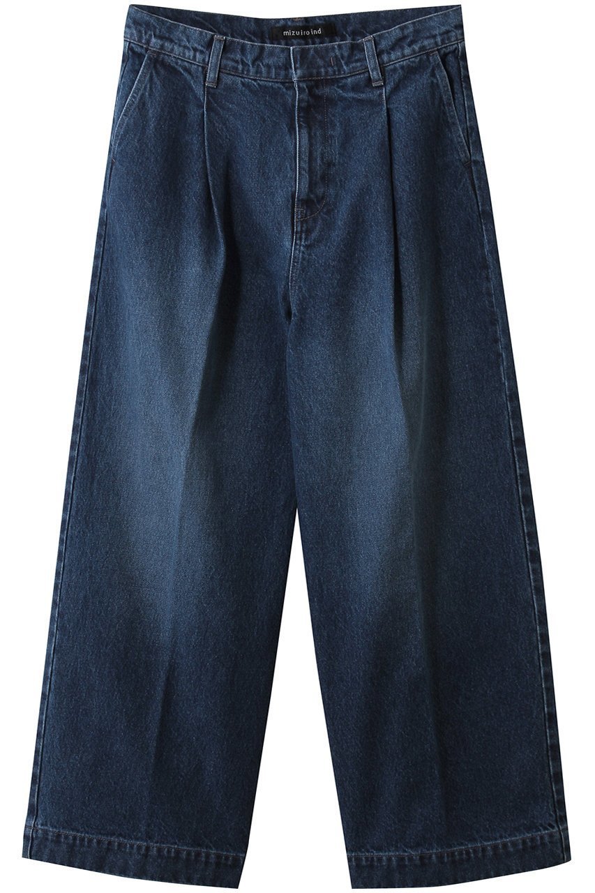 【ミズイロ インド/mizuiro ind】のwide denim slacks デニムスラックス 人気、トレンドファッション・服の通販 founy(ファニー) 　ファッション　Fashion　レディースファッション　Fashion for Women　パンツ　Pants & Trousers　デニムパンツ・ジーンズ・美脚デニム　Denim Jeans & Pants　2026年　2026　スラックス　Slacks, Dress Pants　センター　Center, Center Line　デニム　Denim, Jeans Material　ワイド　Wide, Wide Fit　夏　Summer　春　Spring　S/S・春夏　SS, Spring/Summer, Warm Season　 other-1|ID: prp329100004829100 ipo3291000000035818622