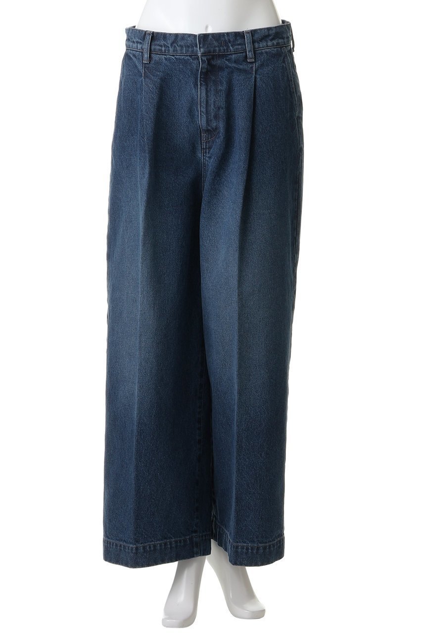 【ミズイロ インド/mizuiro ind】のwide denim slacks デニムスラックス 人気、トレンドファッション・服の通販 founy(ファニー) 　ファッション　Fashion　レディースファッション　Fashion for Women　パンツ　Pants & Trousers　デニムパンツ・ジーンズ・美脚デニム　Denim Jeans & Pants　2026年　2026　スラックス　Slacks, Dress Pants　センター　Center, Center Line　デニム　Denim, Jeans Material　ワイド　Wide, Wide Fit　夏　Summer　春　Spring　S/S・春夏　SS, Spring/Summer, Warm Season　other-2|ID: prp329100004829100 ipo3291000000035818625