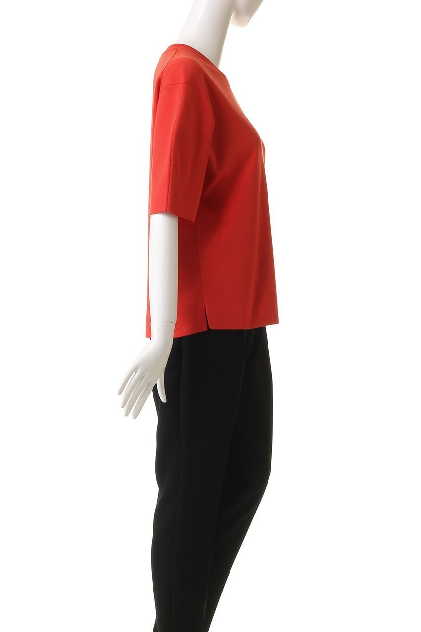 【エブール/ebure】の【1/16 0:00販売開始】シルクコットンハイゲージ ハーフスリーブニットプルオーバー 人気、トレンドファッション・服の通販 founy(ファニー) 　ファッション　Fashion　レディースファッション　Fashion for Women　トップス・カットソー　Cut & Sew Tops　ニット　Knit Tops & Sweaters　カジュアルプルオーバー・ニットトップス　Pullovers & Knit Tops / Casual Pullovers　2026年　2026　インド　Indian Textile　シルク　Silk, 100% Silk　フォルム　Silhouette, Form　ボトム　Bottoms, Lower Wear　エレガント 上品　Elegant　半袖　Short Sleeve, Half Sleeve　夏　Summer　春　Spring　S/S・春夏　SS, Spring/Summer, Warm Season　other-3|ID: prp329100004829120 ipo3291000000035147125