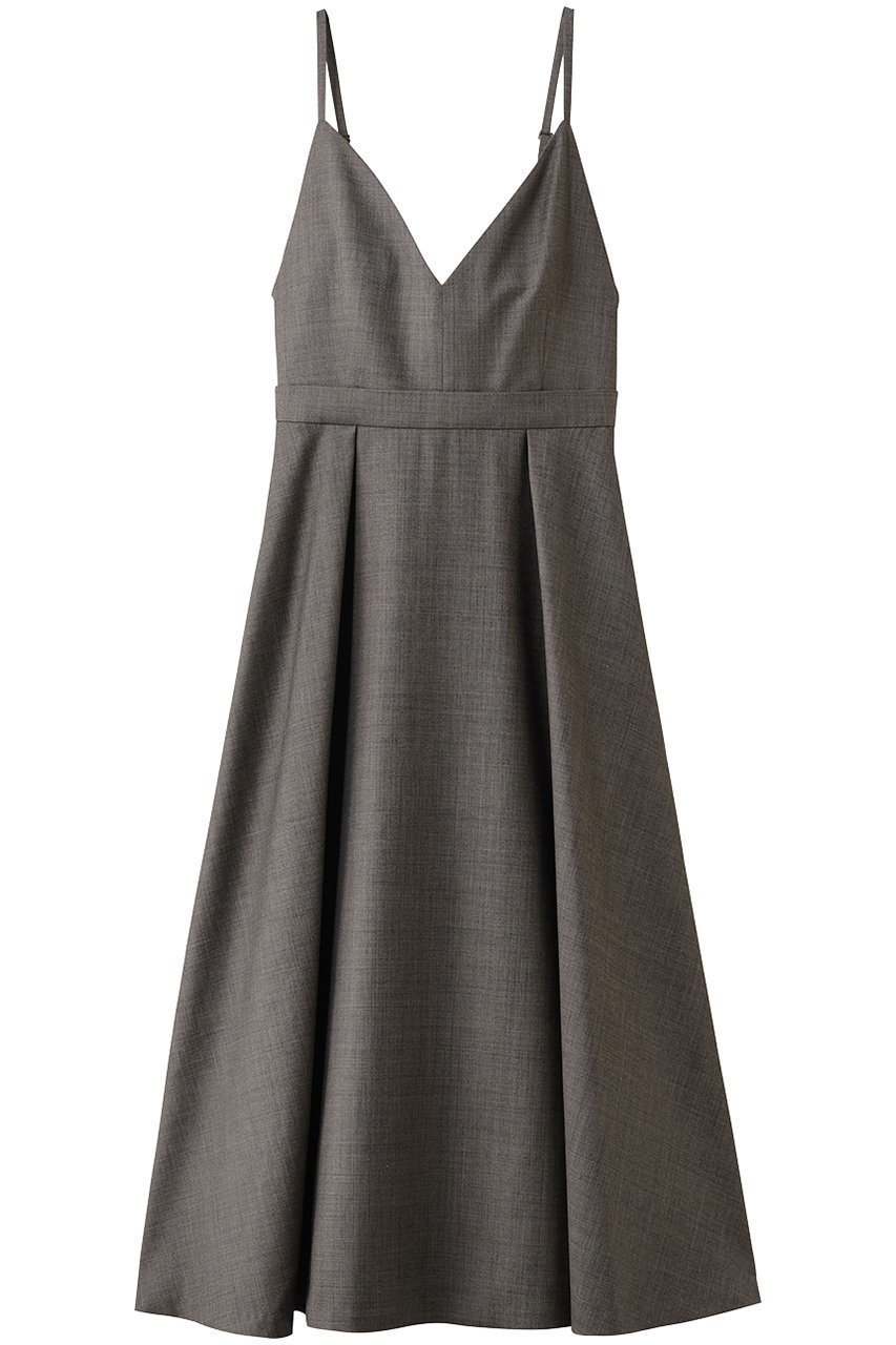 【エブール/ebure】のドライシャンブレー ジャンパースカート インテリア・キッズ・メンズ・レディースファッション・服の通販 founy(ファニー) 　ファッション　Fashion　レディースファッション　Fashion for Women　スカート　Skirts　ワンピース　Dresses　2026年　2026　おすすめ　Recommended / Our Picks　インナー　Innerwear　キャミソール　Camisole, Spaghetti Strap Top　シャンブレー　Chambray, Denim-Like Fabric　シンプル　Simple, Minimal　ジャケット　Jacket, Outerwear　セットアップ　Set-Up, Coordinated Outfit　タンク　Tank Top, Sleeveless Top　チュニック　Tunic, Long Top　フレア　Flare, Flared　エレガント 上品　Elegant　夏　Summer　春　Spring　S/S・春夏　SS, Spring/Summer, Warm Season　ライトブラウン|ID: prp329100004829122 ipo3291000000036079686