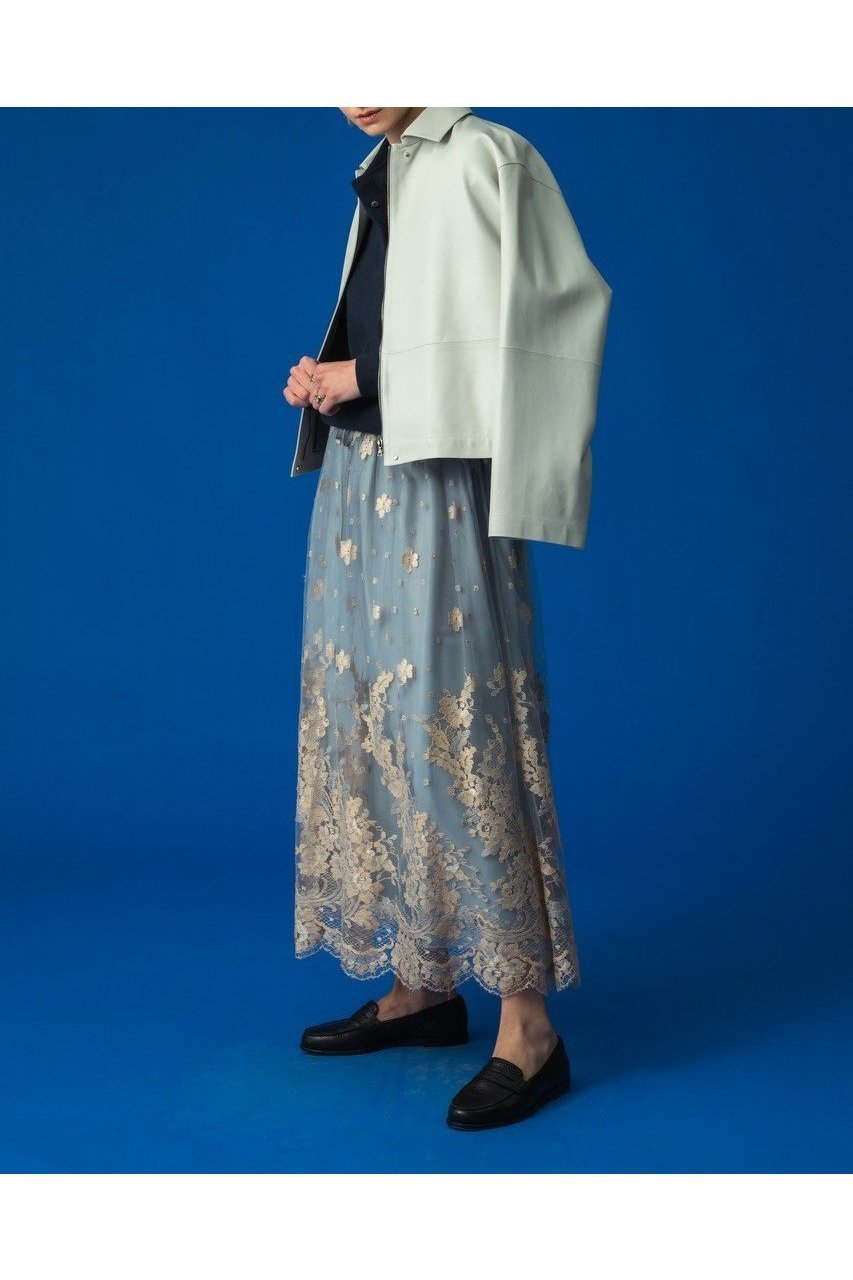 【エブール/ebure】の【1/16 0:00販売開始】バイカラーリバーレース ギャザースカート 人気、トレンドファッション・服の通販 founy(ファニー) 　ファッション　Fashion　レディースファッション　Fashion for Women　スカート　Skirts　2026年　2026　オレンジ　Orange　ギャザー　Gathered, Ruffled　グログラン　Grosgrain, Grosgrain Ribbon　スピンドル　Spindle, Drawcord　フランス　France, French　ループ　Loop, Loop Knit　レース　Lace, Lace Fabric　夏　Summer　春　Spring　S/S・春夏　SS, Spring/Summer, Warm Season　other-6|ID: prp329100004829125 ipo3291000000035147170