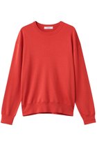 【エブール/ebure】の【1/16 0:00販売開始】シルクコットンハイゲージ クルーネックニットプルオーバー 人気、トレンドファッション・服の通販 founy(ファニー) ファッション Fashion レディースファッション Fashion for Women トップス・カットソー Cut & Sew Tops ニット Knit Tops & Sweaters カジュアルプルオーバー・ニットトップス Pullovers & Knit Tops / Casual Pullovers 2026年 2026 インド Indian Textile シルク Silk, 100% Silk スラックス Slacks, Dress Pants スリーブ Sleeve, Long Sleeve / Short Sleeve ダブル Double, Double-Breasted デニム Denim, Jeans Material ロング Long, Long-Length エレガント 上品 Elegant 夏 Summer 春 Spring S/S・春夏 SS, Spring/Summer, Warm Season thumbnail レッド|ID: prp329100004829128 ipo3291000000035147190