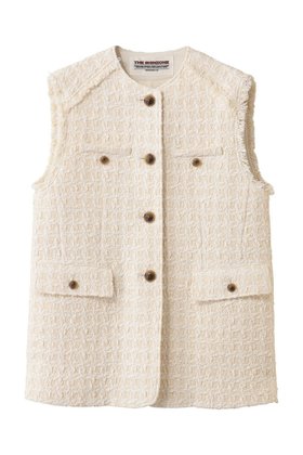 【シンゾーン/Shinzone】 ツイードジレ人気、トレンドファッション・服の通販 founy(ファニー) ファッション Fashion レディースファッション Fashion for Women アウター Coat / Outerwear Collection レディースジャケット・軽アウター Jackets 2026年 2026 ジャケット Jacket, Outerwear ツイード Twill, Twill Weave ベスト Vest, Waistcoat ポケット Pocket, Pocket Detail エレガント 上品 Elegant 切替 Switching, Contrast Panel 夏 Summer 春 Spring S/S・春夏 SS, Spring/Summer, Warm Season |ID:prp329100004830052