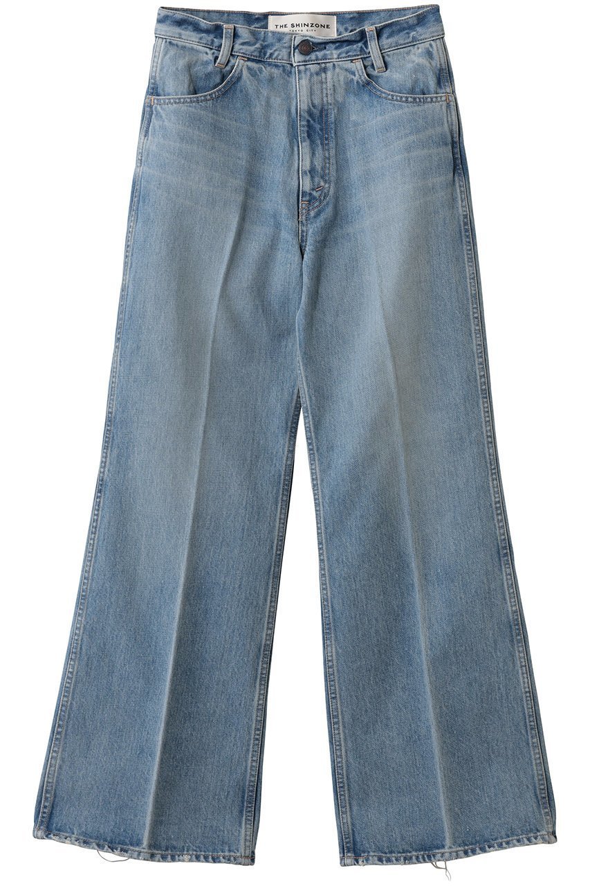 【シンゾーン/Shinzone】のパリジェンヌデニム TYPE-2 インテリア・キッズ・メンズ・レディースファッション・服の通販 founy(ファニー) 　ファッション　Fashion　レディースファッション　Fashion for Women　パンツ　Pants & Trousers　デニムパンツ・ジーンズ・美脚デニム　Denim Jeans & Pants　2026年　2026　センター　Center, Center Line　デニム　Denim, Jeans Material　ボーダー　Border, Stripe　ポケット　Pocket, Pocket Detail　ヨーク　Yoke, Yoke Design　レース　Lace, Lace Fabric　夏　Summer　春　Spring　S/S・春夏　SS, Spring/Summer, Warm Season　無地　Plain, Solid Color　ブルー|ID: prp329100004830053 ipo3291000000035156894