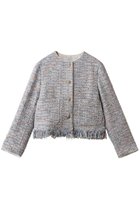【デパリエ/DEPAREILLE】のファンシーツイードノーカラージャケット 人気、トレンドファッション・服の通販 founy(ファニー) ファッション Fashion レディースファッション Fashion for Women アウター Coat / Outerwear Collection レディースジャケット・軽アウター Jackets ノーカラージャケット / シンプル上品コーデ Collarless Jackets 2026年 2026 シューズ Shoes, Footwear ジャケット Jacket, Outerwear ツイード Twill, Twill Weave フリンジ Fringe, Tassel ラグジュアリー Luxury, Elegant エレガント 上品 Elegant 夏 Summer 春 Spring S/S・春夏 SS, Spring/Summer, Warm Season thumbnail ブルー|ID: prp329100004830067 ipo3291000000035156991