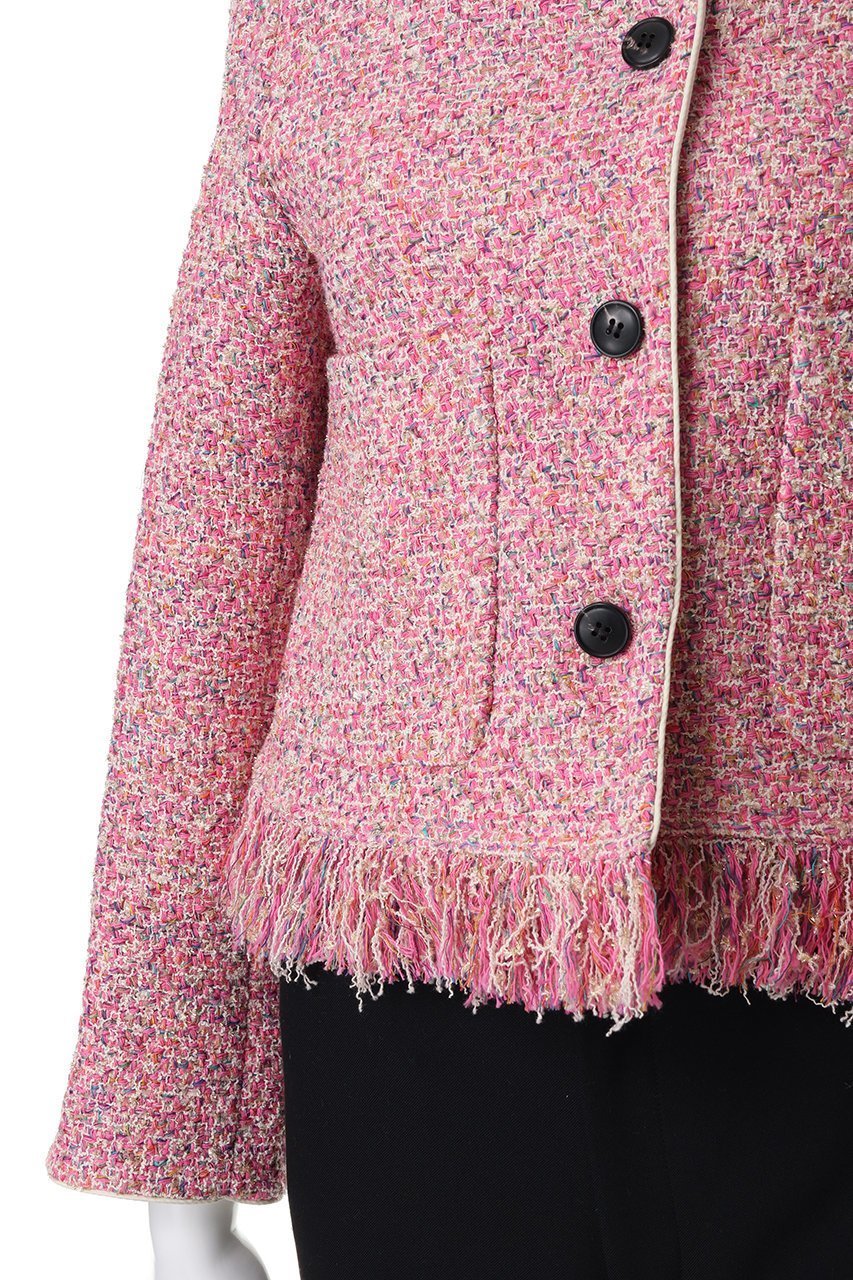 【デパリエ/DEPAREILLE】のファンシーツイードノーカラージャケット 人気、トレンドファッション・服の通販 founy(ファニー) 　ファッション　Fashion　レディースファッション　Fashion for Women　アウター　Coat / Outerwear Collection　レディースジャケット・軽アウター　Jackets　ノーカラージャケット / シンプル上品コーデ　Collarless Jackets　2026年　2026　シューズ　Shoes, Footwear　ジャケット　Jacket, Outerwear　ツイード　Twill, Twill Weave　フリンジ　Fringe, Tassel　ラグジュアリー　Luxury, Elegant　エレガント 上品　Elegant　夏　Summer　春　Spring　S/S・春夏　SS, Spring/Summer, Warm Season　other-5|ID: prp329100004830067 ipo3291000000035156996