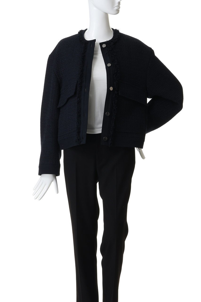 【デパリエ/DEPAREILLE】のコットンツイードジャケット 人気、トレンドファッション・服の通販 founy(ファニー) 　ファッション　Fashion　レディースファッション　Fashion for Women　アウター　Coat / Outerwear Collection　レディースジャケット・軽アウター　Jackets　2026年　2026　オケージョン　Occasion Wear　シンプル　Simple, Minimal　ジャケット　Jacket, Outerwear　ツイード　Twill, Twill Weave　フリンジ　Fringe, Tassel　フロント　Front, Front Design　エレガント 上品　Elegant　夏　Summer　春　Spring　S/S・春夏　SS, Spring/Summer, Warm Season　other-7|ID: prp329100004830068 ipo3291000000035157006