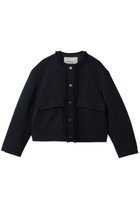 【デパリエ/DEPAREILLE】のコットンツイードジャケット 人気、トレンドファッション・服の通販 founy(ファニー) ファッション Fashion レディースファッション Fashion for Women アウター Coat / Outerwear Collection レディースジャケット・軽アウター Jackets 2026年 2026 オケージョン Occasion Wear シンプル Simple, Minimal ジャケット Jacket, Outerwear ツイード Twill, Twill Weave フリンジ Fringe, Tassel フロント Front, Front Design エレガント 上品 Elegant 夏 Summer 春 Spring S/S・春夏 SS, Spring/Summer, Warm Season thumbnail ネイビー|ID: prp329100004830068 ipo3291000000036106003