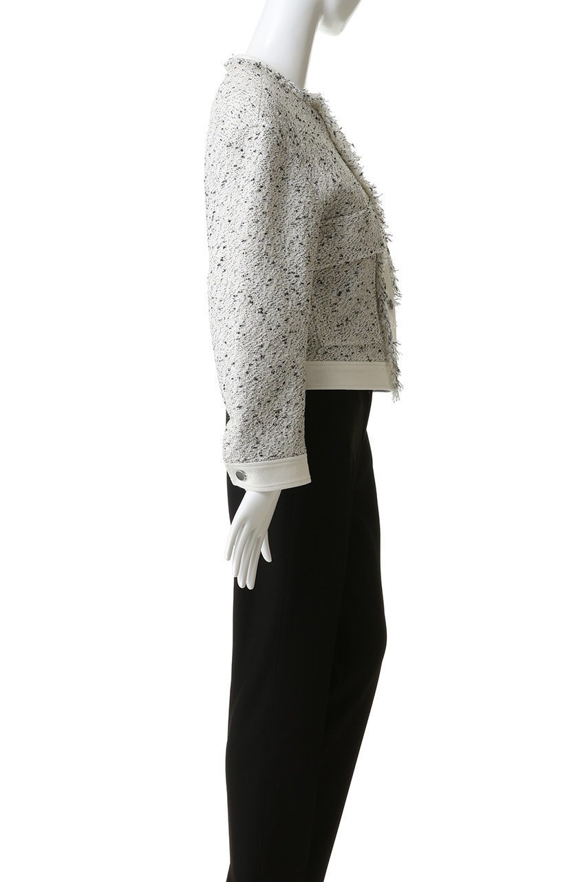 【デパリエ/DEPAREILLE】のネップツイードノーカラージャケット 人気、トレンドファッション・服の通販 founy(ファニー) 　ファッション　Fashion　レディースファッション　Fashion for Women　アウター　Coat / Outerwear Collection　レディースジャケット・軽アウター　Jackets　ノーカラージャケット / シンプル上品コーデ　Collarless Jackets　2026年　2026　オケージョン　Occasion Wear　ジャケット　Jacket, Outerwear　ネップ　Nepp, Slub Yarn　フリンジ　Fringe, Tassel　フロント　Front, Front Design　エレガント 上品　Elegant　夏　Summer　春　Spring　S/S・春夏　SS, Spring/Summer, Warm Season　other-3|ID: prp329100004830069 ipo3291000000035157010