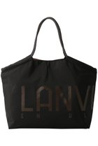 【ランバン オン ブルー/LANVIN en Bleu】のロゴドロストトートバッグ ブラック|ID: prp329100004830075 ipo3291000000035874763