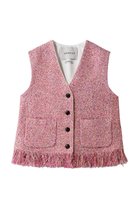 【デパリエ/DEPAREILLE】のファンシーツイードジレ 人気、トレンドファッション・服の通販 founy(ファニー) ファッション Fashion レディースファッション Fashion for Women アウター Coat / Outerwear Collection レディースジャケット・軽アウター Jackets 2026年 2026 おすすめ Recommended / Our Picks ジャケット Jacket, Outerwear セレモニー Ceremony ツイード Twill, Twill Weave フリンジ Fringe, Tassel ベスト Vest, Waistcoat メタル Metal, Metal Parts ラグジュアリー Luxury, Elegant リュクス Luxury, Elegant, High-End, Chic 夏 Summer 春 Spring S/S・春夏 SS, Spring/Summer, Warm Season thumbnail ピンク|ID: prp329100004830076 ipo3291000000035157068