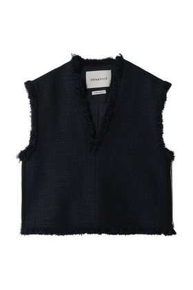 【デパリエ/DEPAREILLE】のコットンツイードジレ 人気、トレンドファッション・服の通販 founy(ファニー) ファッション Fashion レディースファッション Fashion for Women アウター Coat / Outerwear Collection レディースジャケット・軽アウター Jackets 2026年 2026 シンプル Simple, Minimal ジャケット Jacket, Outerwear フリンジ Fringe, Tassel ベスト Vest, Waistcoat ワンポイント One Point, Statement Accent 夏 Summer 春 Spring S/S・春夏 SS, Spring/Summer, Warm Season |ID:prp329100004830077