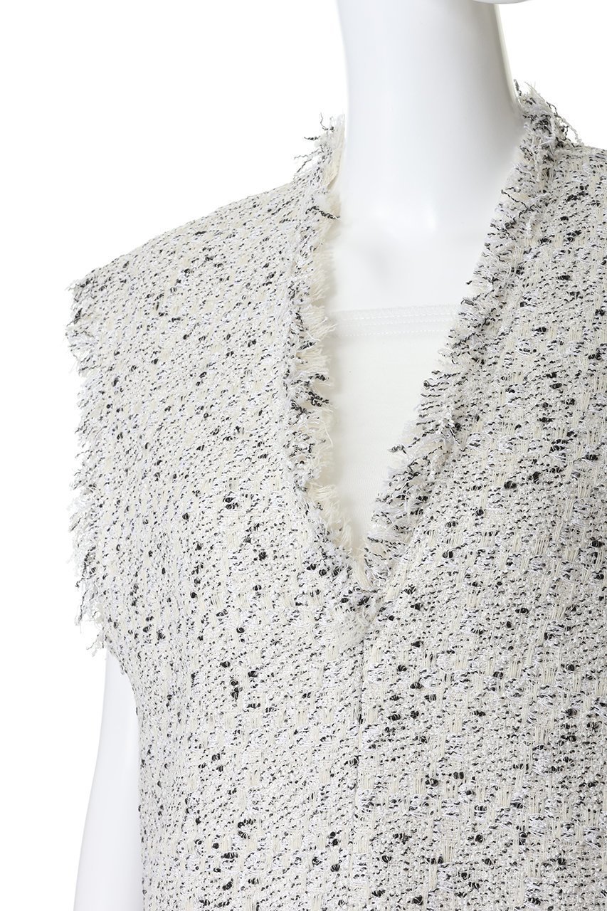 【デパリエ/DEPAREILLE】のネップツイードプルオーバージレ 人気、トレンドファッション・服の通販 founy(ファニー) 　ファッション　Fashion　レディースファッション　Fashion for Women　アウター　Coat / Outerwear Collection　2026年　2026　インナー　Innerwear　ジャケット　Jacket, Outerwear　ネップ　Nepp, Slub Yarn　フリンジ　Fringe, Tassel　ベスト　Vest, Waistcoat　ロング　Long, Long-Length　夏　Summer　春　Spring　S/S・春夏　SS, Spring/Summer, Warm Season　other-5|ID: prp329100004830078 ipo3291000000035157095