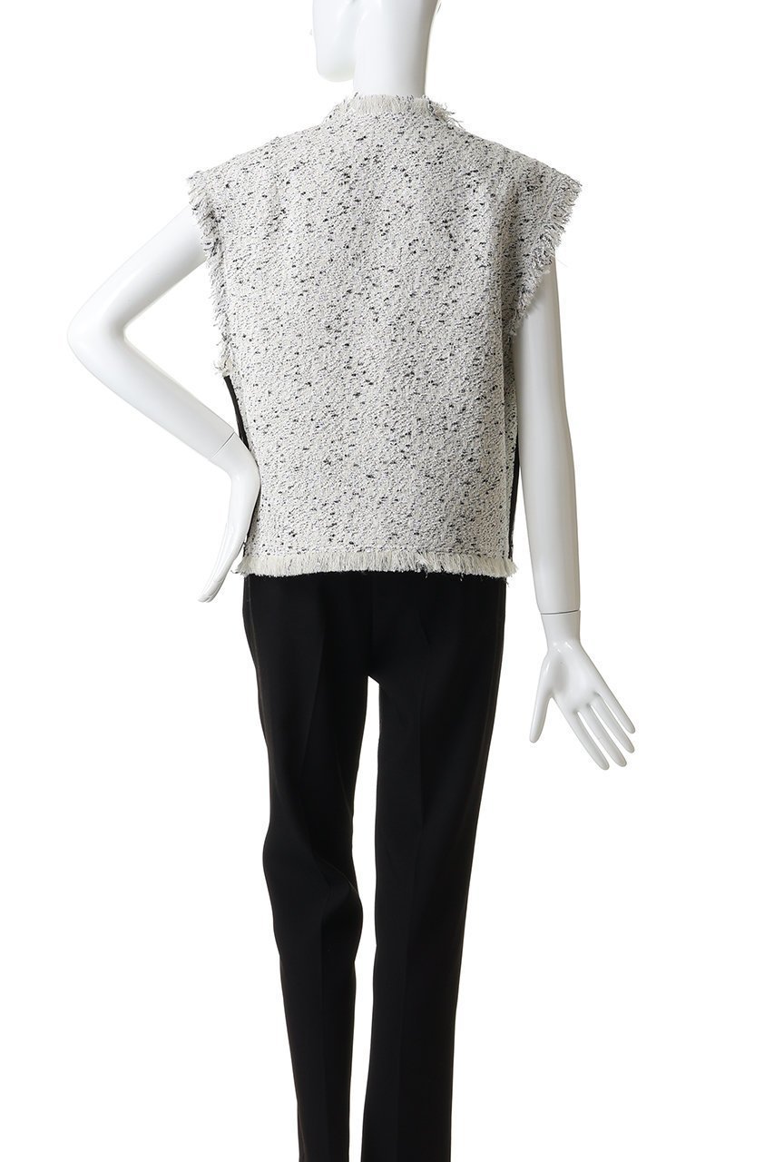 【デパリエ/DEPAREILLE】のネップツイードプルオーバージレ 人気、トレンドファッション・服の通販 founy(ファニー) 　ファッション　Fashion　レディースファッション　Fashion for Women　アウター　Coat / Outerwear Collection　インナー　Innerwear　ジャケット　Jacket, Outerwear　ネップ　Nepp, Slub Yarn　フリンジ　Fringe, Tassel　ベスト　Vest, Waistcoat　ロング　Long, Long-Length　other-4|ID: prp329100004830078 ipo3291000000036951082