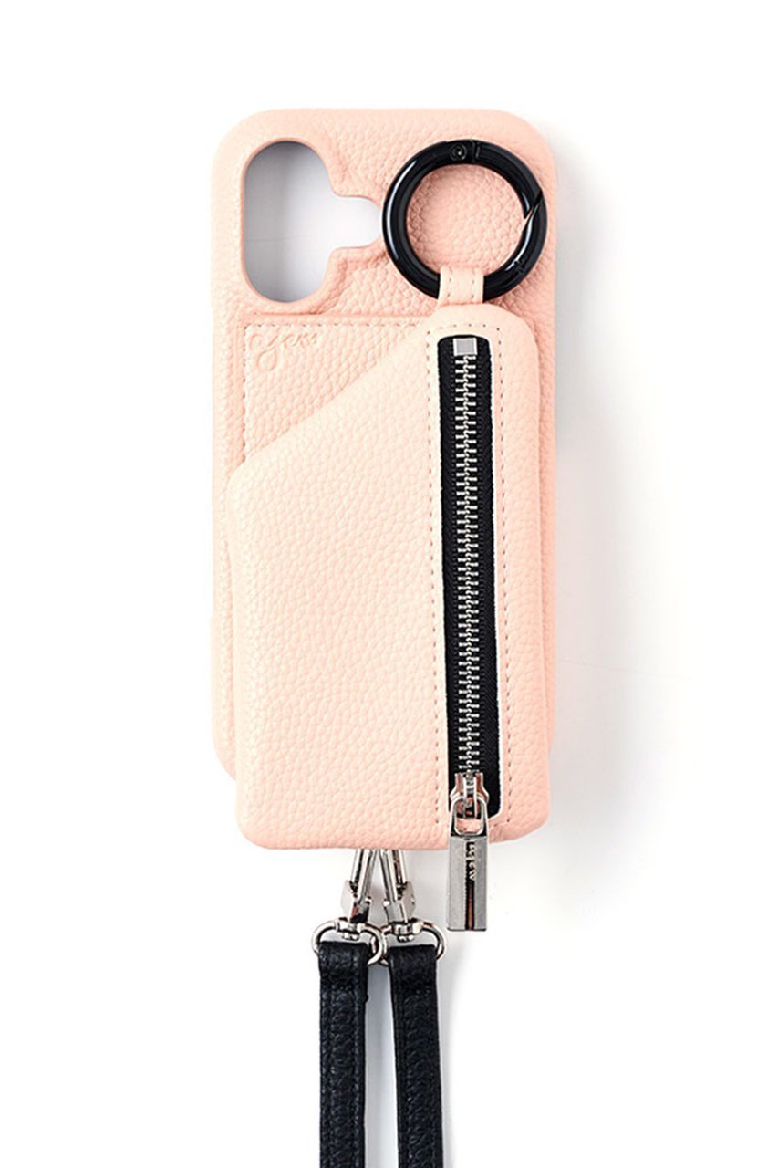 【エジュー/ajew】のiPhone17/17Pro ajew cadenas zipphone case shoulder インテリア・キッズ・メンズ・レディースファッション・服の通販 founy(ファニー) 　ファッション　Fashion　レディースファッション　Fashion for Women　アクセサリー　Fashion Accessories　今季　This Season, Current Season　ショルダー　Shoulder, Shoulder Strap　シルバー　Silver, Metallic Silver　定番　Standard, Basic Item　ポケット　Pocket, Pocket Detail　モノトーン　Monotone, Black and White　ループ　Loop, Loop Knit　冬　Winter / This Winter　A/W・秋冬　Autumn/Winter　おすすめ　Recommended / Our Picks　iPhone アイフォーン　iPhone　新作・新入荷　New Arrivals / New In　ピーチピンク|ID: prp329100004830657 ipo3291000000035164938