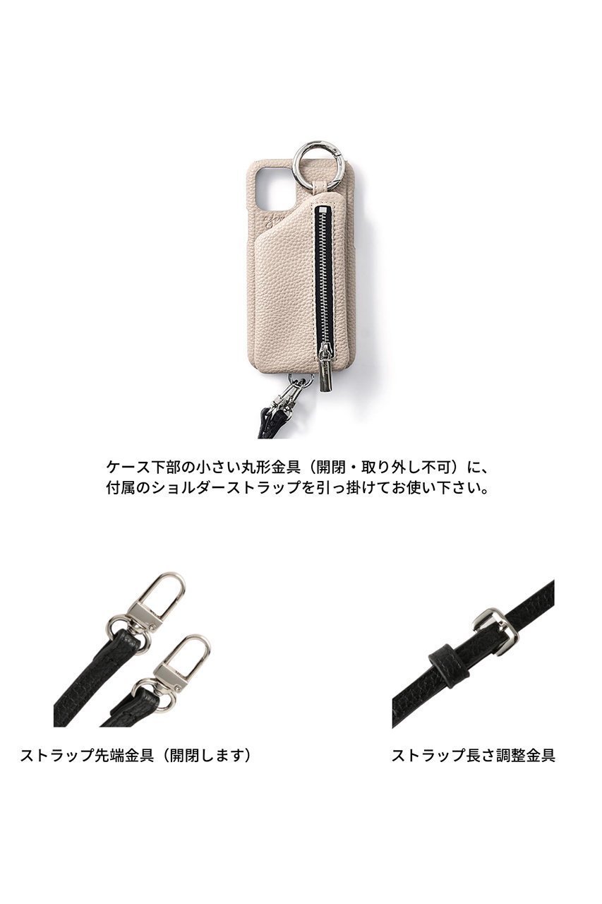 【エジュー/ajew】のiPhoneProMax/17air ajew cadenas zipphone case shoulder 人気、トレンドファッション・服の通販 founy(ファニー) 　ファッション　Fashion　レディースファッション　Fashion for Women　アクセサリー　Fashion Accessories　今季　This Season, Current Season　ショルダー　Shoulder, Shoulder Strap　シルバー　Silver, Metallic Silver　定番　Standard, Basic Item　ポケット　Pocket, Pocket Detail　モノトーン　Monotone, Black and White　ループ　Loop, Loop Knit　冬　Winter / This Winter　A/W・秋冬　Autumn/Winter　おすすめ　Recommended / Our Picks　iPhone アイフォーン　iPhone　新作・新入荷　New Arrivals / New In　other-5|ID: prp329100004830662 ipo3291000000035165025
