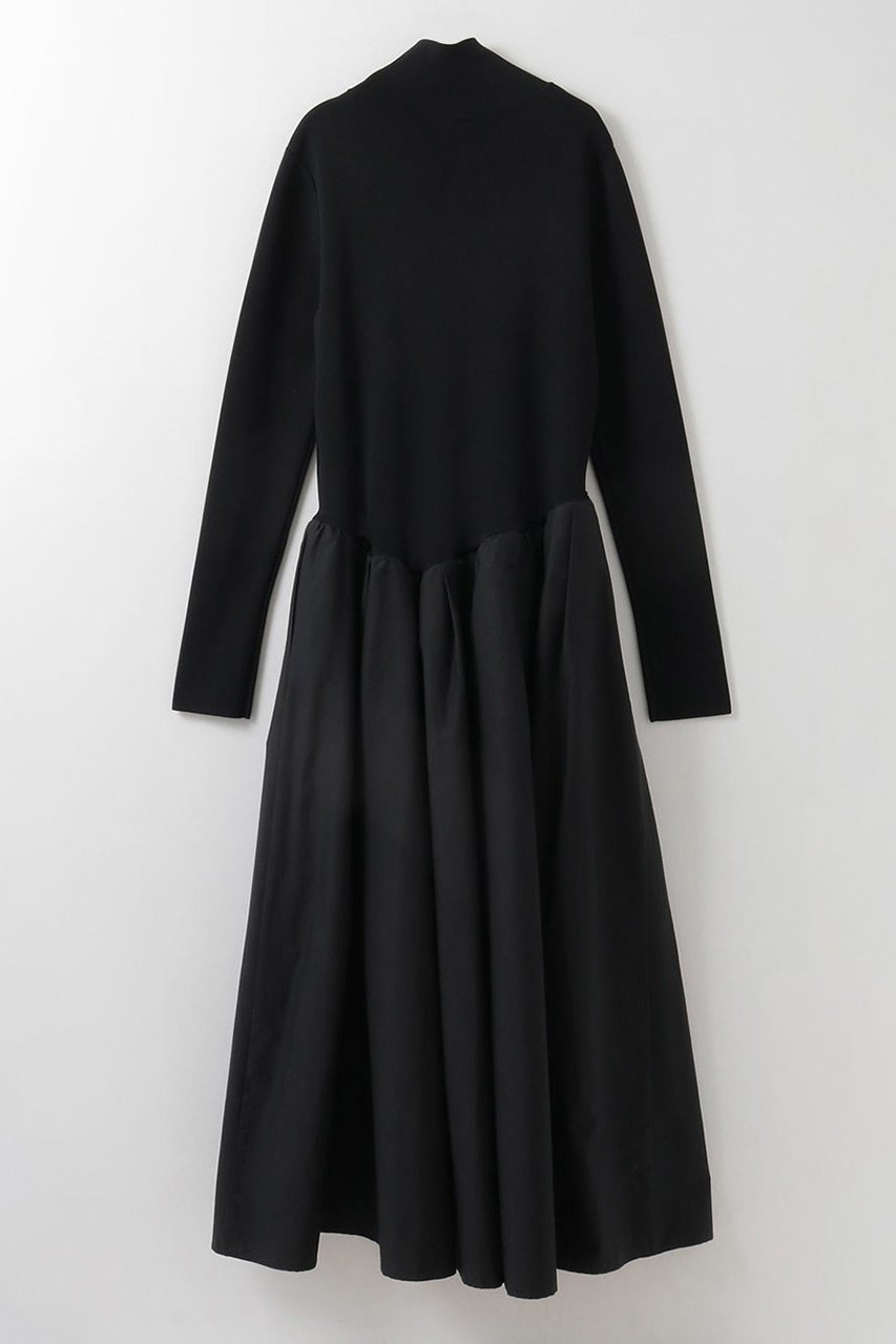 【ハー/HER.】の【1/15 12:00販売開始】ギャザーフレアドッキングワンピース 人気、トレンドファッション・服の通販 founy(ファニー) 　ファッション　Fashion　レディースファッション　Fashion for Women　ワンピース　Dresses　チュニック　Tunic Tops & Dresses　2026年　2026　とろみ　Fluid, Flowy Fabric　ギャザー　Gathered, Ruffled　チュニック　Tunic, Long Top　ドッキング　Docking, Mixed Material　フレア　Flare, Flared　ロング　Long, Long-Length　エレガント 上品　Elegant　夏　Summer　春　Spring　S/S・春夏　SS, Spring/Summer, Warm Season　other-2|ID: prp329100004831216 ipo3291000000035174626