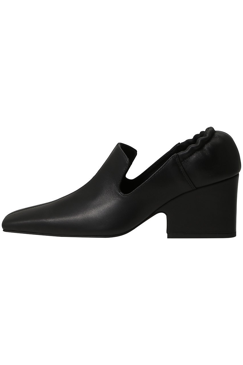 【リムアーク/RIM.ARK】のLeather square toe heel/ヒールシューズ 人気、トレンドファッション・服の通販 founy(ファニー) 　ファッション　Fashion　レディースファッション　Fashion for Women　ギャザー　Gathered, Ruffled　シューズ　Shoes, Footwear　フィット　Fit, Slim Fit　other-3|ID: prp329100004831219 ipo3291000000036928683