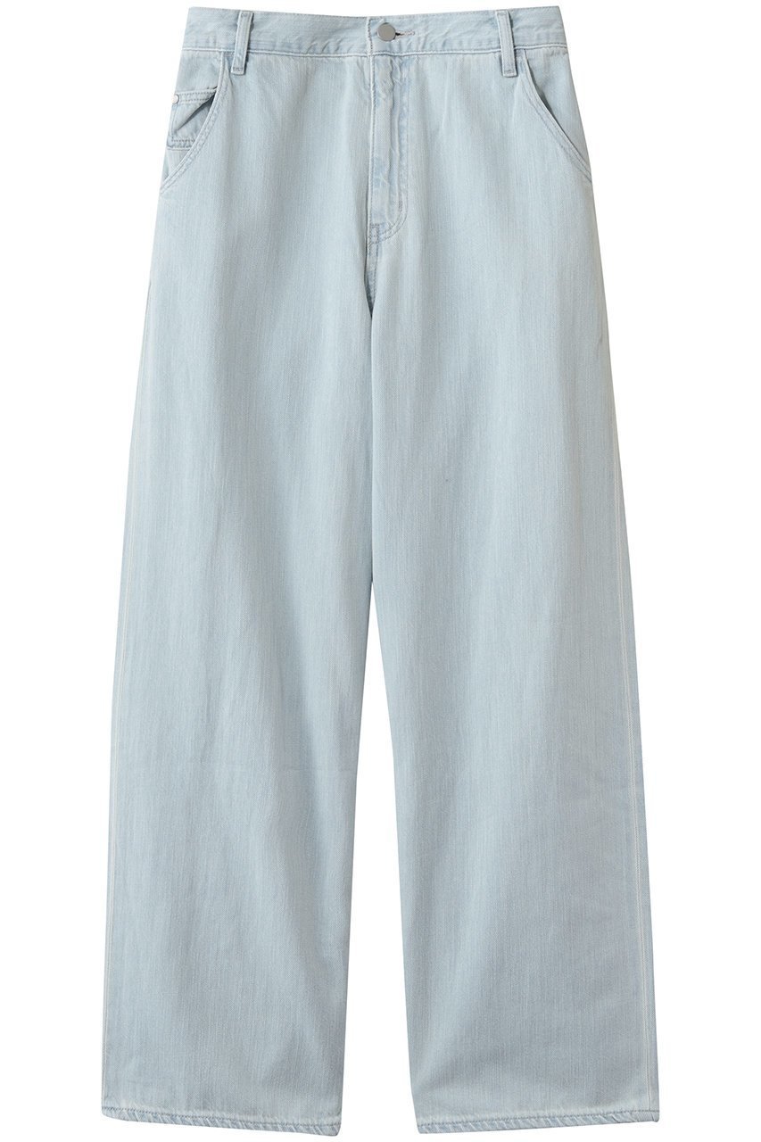 【リムアーク/RIM.ARK】のStylish work denim PT/パンツ インテリア・キッズ・メンズ・レディースファッション・服の通販 founy(ファニー) 　ファッション　Fashion　レディースファッション　Fashion for Women　パンツ　Pants & Trousers　ジャケット　Jacket, Outerwear　スタイリッシュ　Stylish, Fashionable　セットアップ　Set-Up, Coordinated Outfit　デニム　Denim, Jeans Material　ブリーチ　Bleach, Washed Finish　ワーク　Workwear, Utility Style　ブルー|ID: prp329100004831220 ipo3291000000036928705