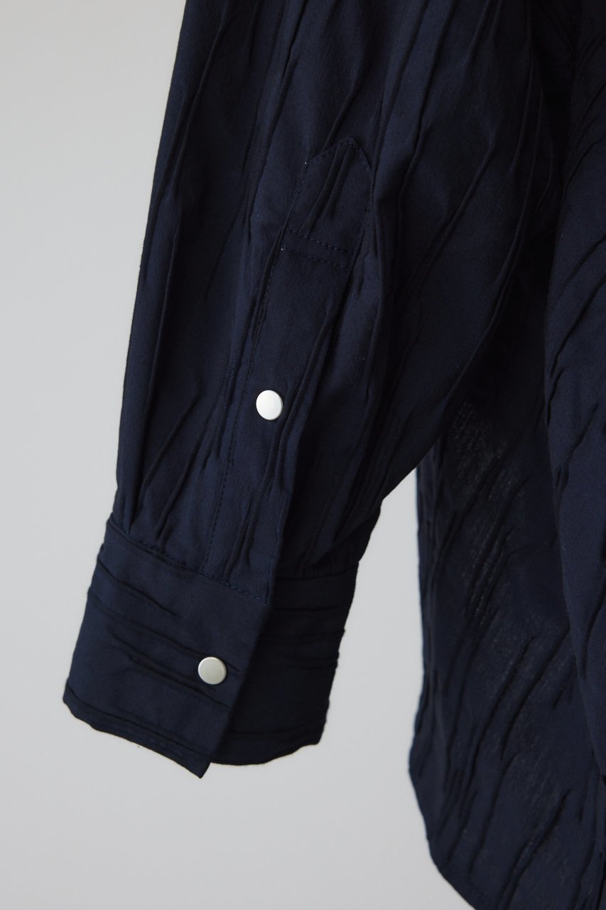 【リムアーク/RIM.ARK】のTuck pleats back volume SH/シャツ 人気、トレンドファッション・服の通販 founy(ファニー) 　ファッション　Fashion　レディースファッション　Fashion for Women　トップス・カットソー　Cut & Sew Tops　シャツ・ブラウス・オフィスカジュアル　Elegant Blouses & Button-Ups　2026年　2026　スリーブ　Sleeve, Long Sleeve / Short Sleeve　モダン　Modern, Contemporary　リュクス　Luxury, Elegant, High-End, Chic　ロング　Long, Long-Length　夏　Summer　定番　Standard, Basic Item　春　Spring　S/S・春夏　SS, Spring/Summer, Warm Season　other-6|ID: prp329100004831222 ipo3291000000035174679