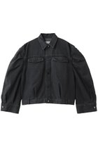 【リムアーク/RIM.ARK】のBig puff sleeve denim JK/ジャケット 人気、トレンドファッション・服の通販 founy(ファニー) ファッション Fashion レディースファッション Fashion for Women アウター Coat / Outerwear Collection レディースジャケット・軽アウター Jackets ジャケット Jacket, Outerwear スタイリッシュ Stylish, Fashionable セットアップ Set-Up, Coordinated Outfit デニム Denim, Jeans Material ブリーチ Bleach, Washed Finish thumbnail ブラック|ID: prp329100004831223 ipo3291000000036928749
