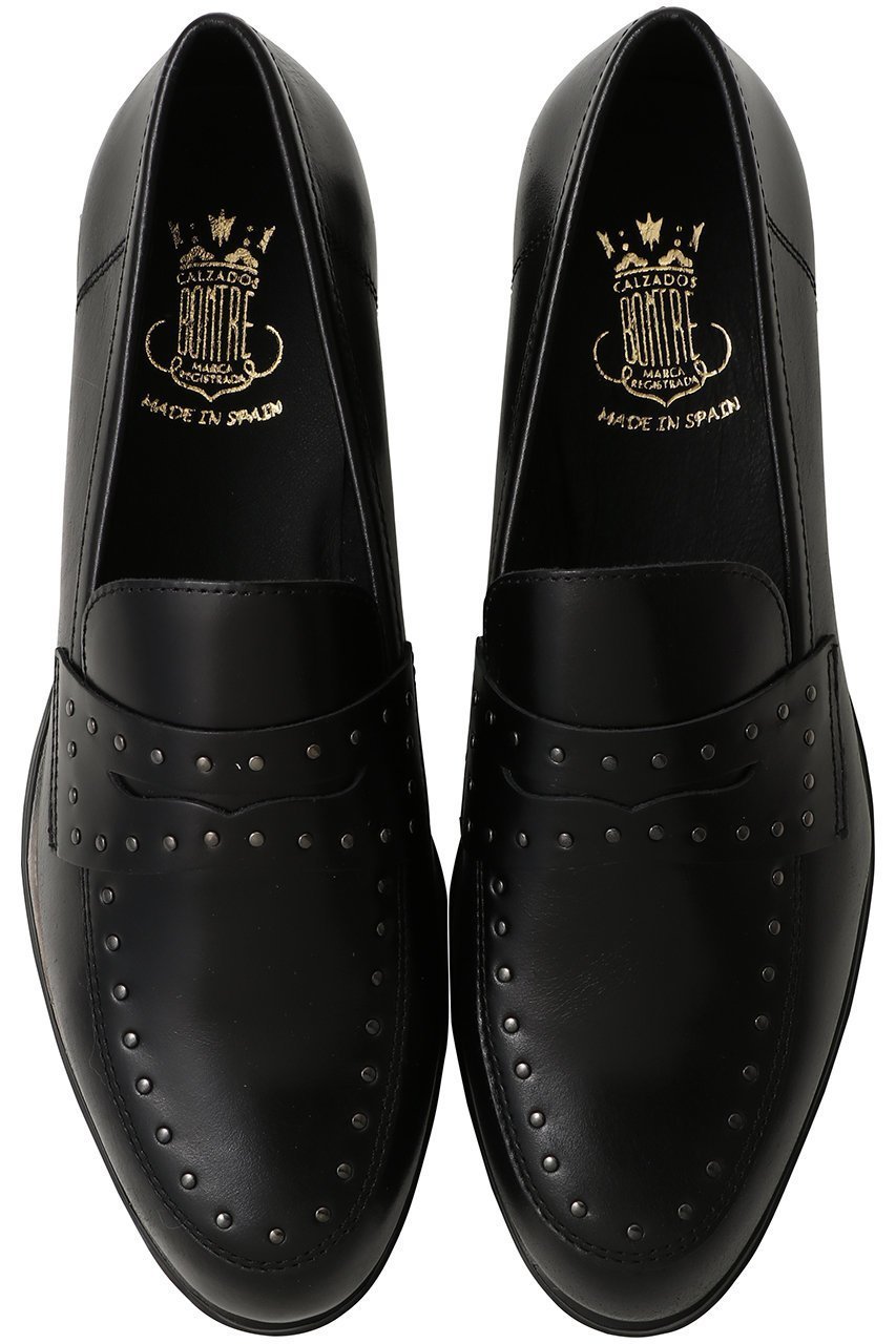 【エスメラルダ/Esmeralda】の【BONTRE】スタッズローファー/50501 インテリア・キッズ・メンズ・レディースファッション・服の通販 founy(ファニー) 　ファッション　Fashion　レディースファッション　Fashion for Women　2026年　2026　シューズ　Shoes, Footwear　スタッズ　Studs, Metal Accents　フェミニン　Feminine, Girly　フォルム　Silhouette, Form　フラット　Flat, Flat Shoes　ミックス　Mix, Mixed Style　夏　Summer　定番　Standard, Basic Item　春　Spring　S/S・春夏　SS, Spring/Summer, Warm Season　ビジネス 仕事 通勤　Business / Work / Commuting　BLK|ID: prp329100004831226 ipo3291000000035874813