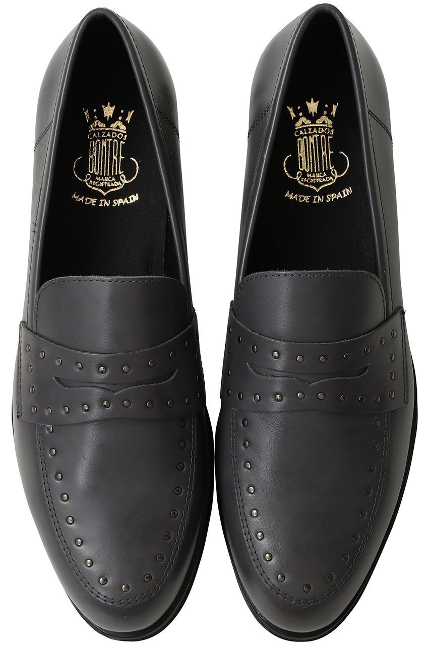 【エスメラルダ/Esmeralda】の【BONTRE】スタッズローファー/50501 インテリア・キッズ・メンズ・レディースファッション・服の通販 founy(ファニー) 　ファッション　Fashion　レディースファッション　Fashion for Women　2026年　2026　シューズ　Shoes, Footwear　スタッズ　Studs, Metal Accents　フェミニン　Feminine, Girly　フォルム　Silhouette, Form　フラット　Flat, Flat Shoes　ミックス　Mix, Mixed Style　夏　Summer　定番　Standard, Basic Item　春　Spring　S/S・春夏　SS, Spring/Summer, Warm Season　ビジネス 仕事 通勤　Business / Work / Commuting　GY|ID: prp329100004831226 ipo3291000000035874814