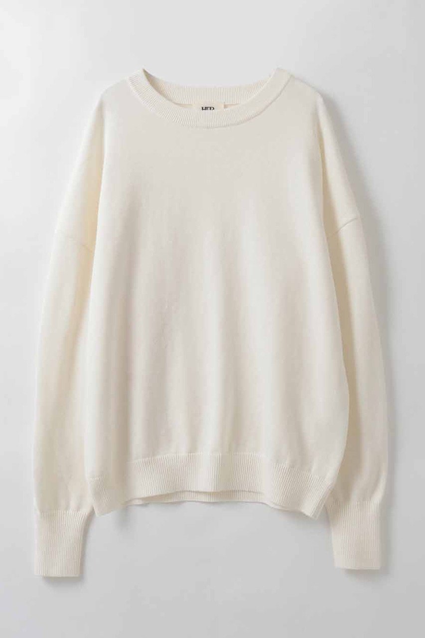 【ハー/HER.】の【1/15 12:00販売開始】C/Wクルーネックプルオーバー 人気、トレンドファッション・服の通販 founy(ファニー) 　ファッション　Fashion　レディースファッション　Fashion for Women　トップス・カットソー　Cut & Sew Tops　ニット　Knit Tops & Sweaters　カジュアルプルオーバー・ニットトップス　Pullovers & Knit Tops / Casual Pullovers　2026年　2026　ベーシック　Basic, Essential　エレガント 上品　Elegant　夏　Summer　春　Spring　S/S・春夏　SS, Spring/Summer, Warm Season　 other-1|ID: prp329100004831229 ipo3291000000035174733