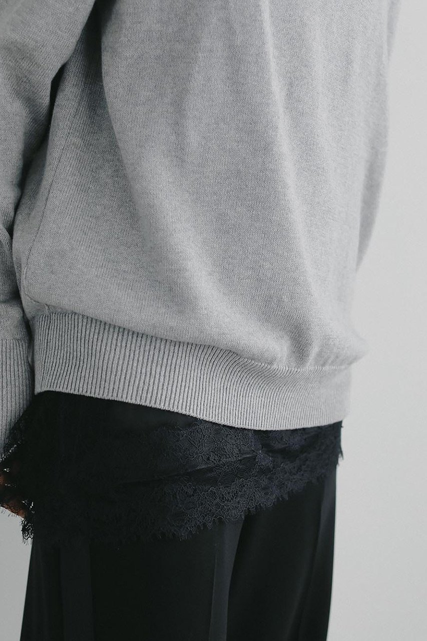 【ハー/HER.】の【1/15 12:00販売開始】C/Wクルーネックプルオーバー 人気、トレンドファッション・服の通販 founy(ファニー) 　ファッション　Fashion　レディースファッション　Fashion for Women　トップス・カットソー　Cut & Sew Tops　ニット　Knit Tops & Sweaters　カジュアルプルオーバー・ニットトップス　Pullovers & Knit Tops / Casual Pullovers　2026年　2026　ベーシック　Basic, Essential　エレガント 上品　Elegant　夏　Summer　春　Spring　S/S・春夏　SS, Spring/Summer, Warm Season　other-8|ID: prp329100004831229 ipo3291000000035174742