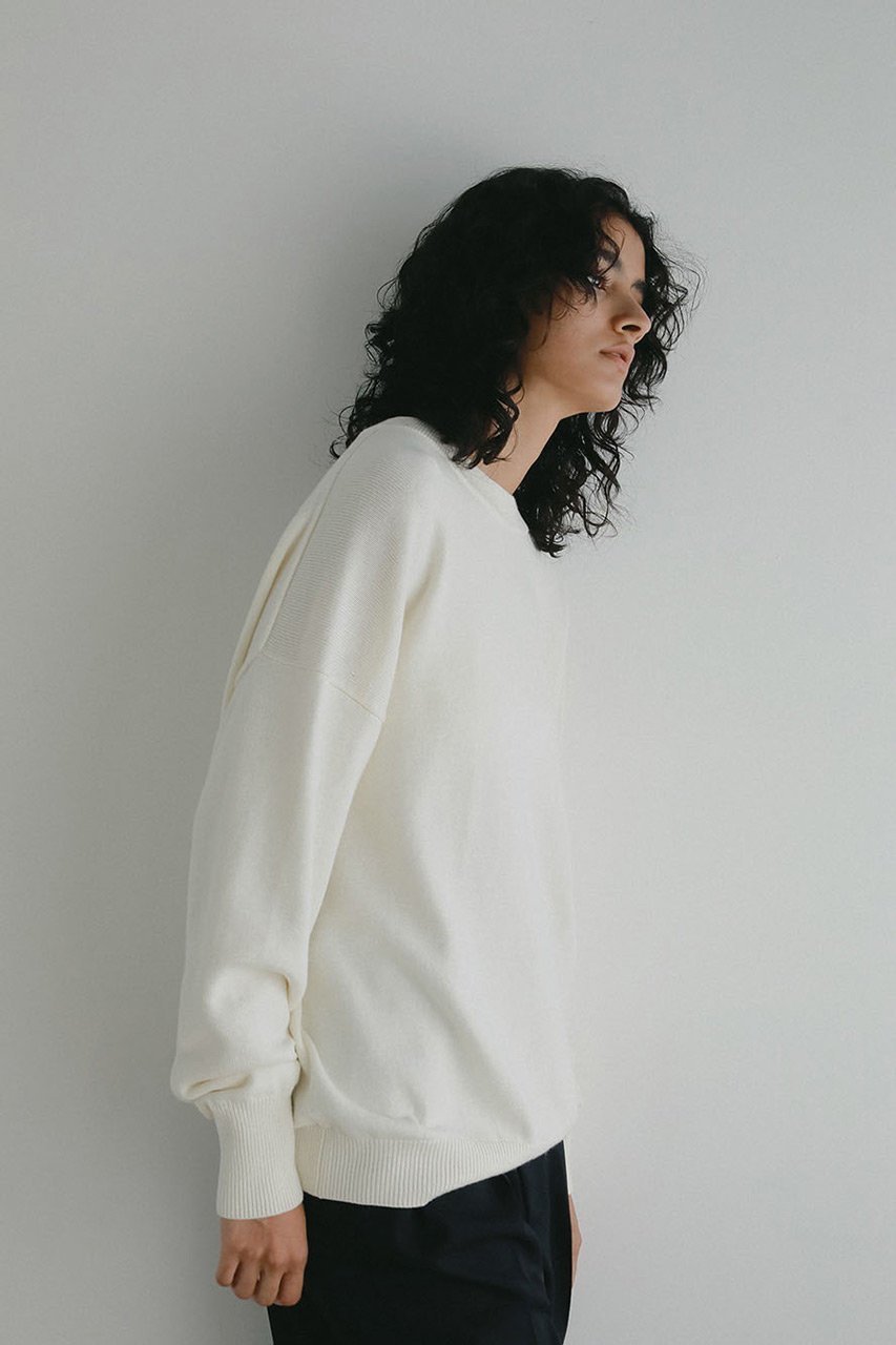 【ハー/HER.】のC/Caクルーネックプルオーバー 人気、トレンドファッション・服の通販 founy(ファニー) 　ファッション　Fashion　レディースファッション　Fashion for Women　トップス・カットソー　Cut & Sew Tops　ニット　Knit Tops & Sweaters　カジュアルプルオーバー・ニットトップス　Pullovers & Knit Tops / Casual Pullovers　ベーシック　Basic, Essential　エレガント 上品　Elegant　other-8|ID: prp329100004831229 ipo3291000000036886869