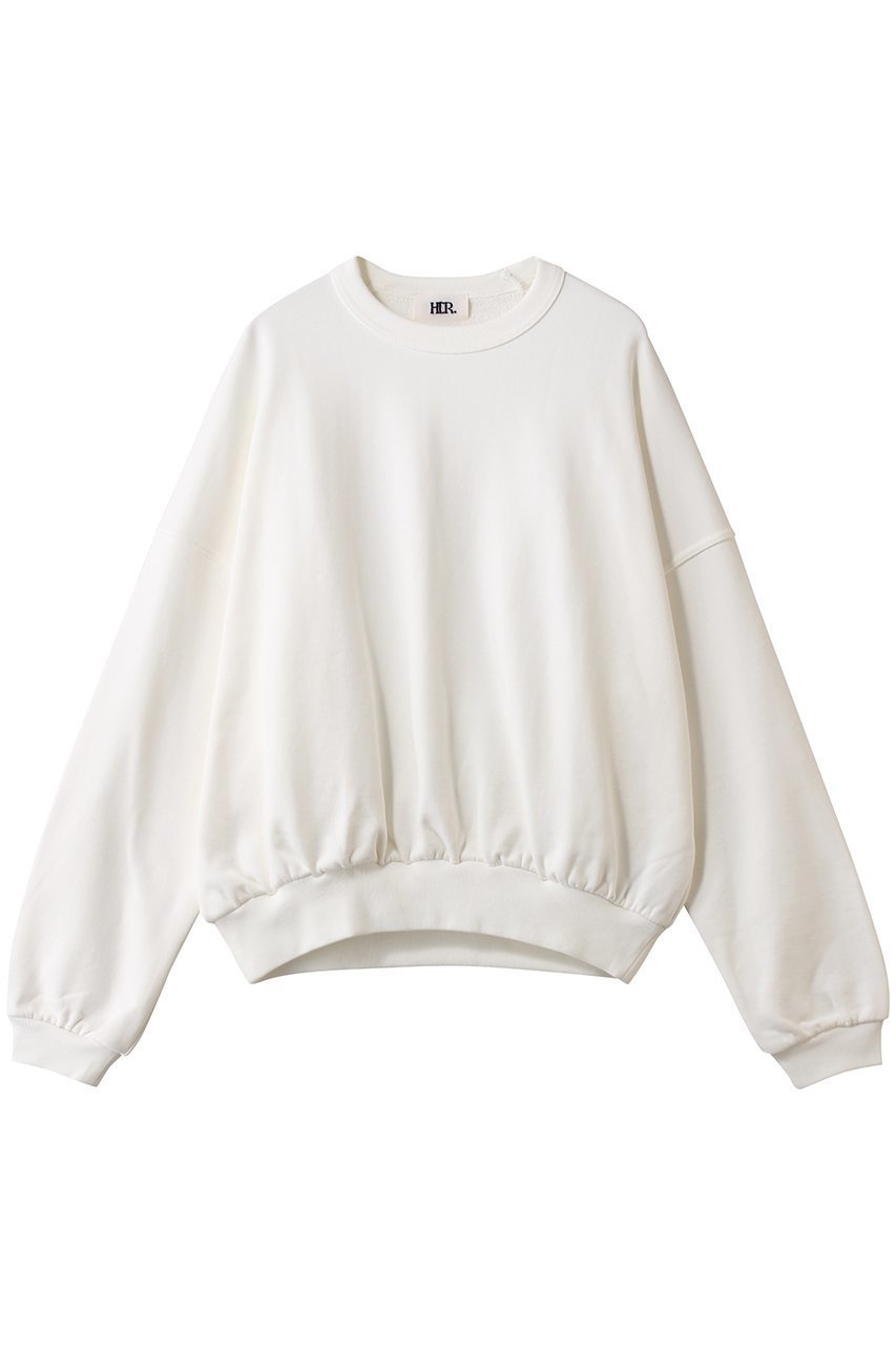 【ハー/HER.】のコットンニュアンススウェット インテリア・キッズ・メンズ・レディースファッション・服の通販 founy(ファニー) ファッション Fashion レディースファッション Fashion for Women トップス・カットソー Cut & Sew Tops シャツ・ブラウス・オフィスカジュアル Elegant Blouses & Button-Ups レディースパーカー・カジュアルフーディー Casual Hoodies & Sweatshirts ロングTシャツ・Tシャツ Longline T-Shirts & Tees スウェット・クルーネックトップス Sweatshirts & Crewnecks / Relaxed Fit Sweat Tops カットソー・ベーシックTシャツ Cut-and-Sewn Tops / Stretch Tees & Basics 2026年 2026 インナー Innerwear バランス Balance, Style Balance フィット Fit, Slim Fit リラックス Relax, Relaxed Fit ルーズ Loose, Oversized 夏 Summer 春 Spring S/S・春夏 SS, Spring/Summer, Warm Season オフホワイト|ID: prp329100004831230 ipo3291000000035874823